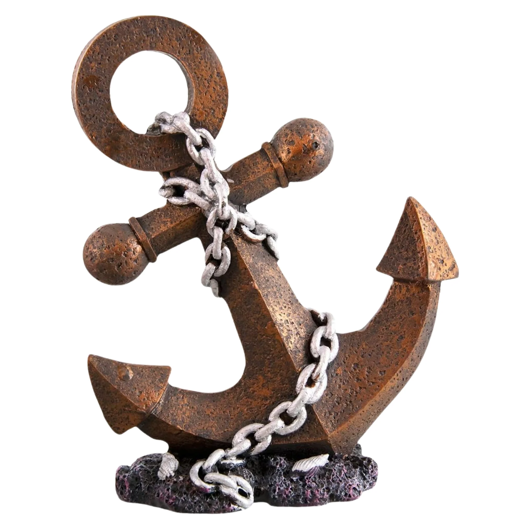Adorno de Resina – Ancla de Barco Hundido