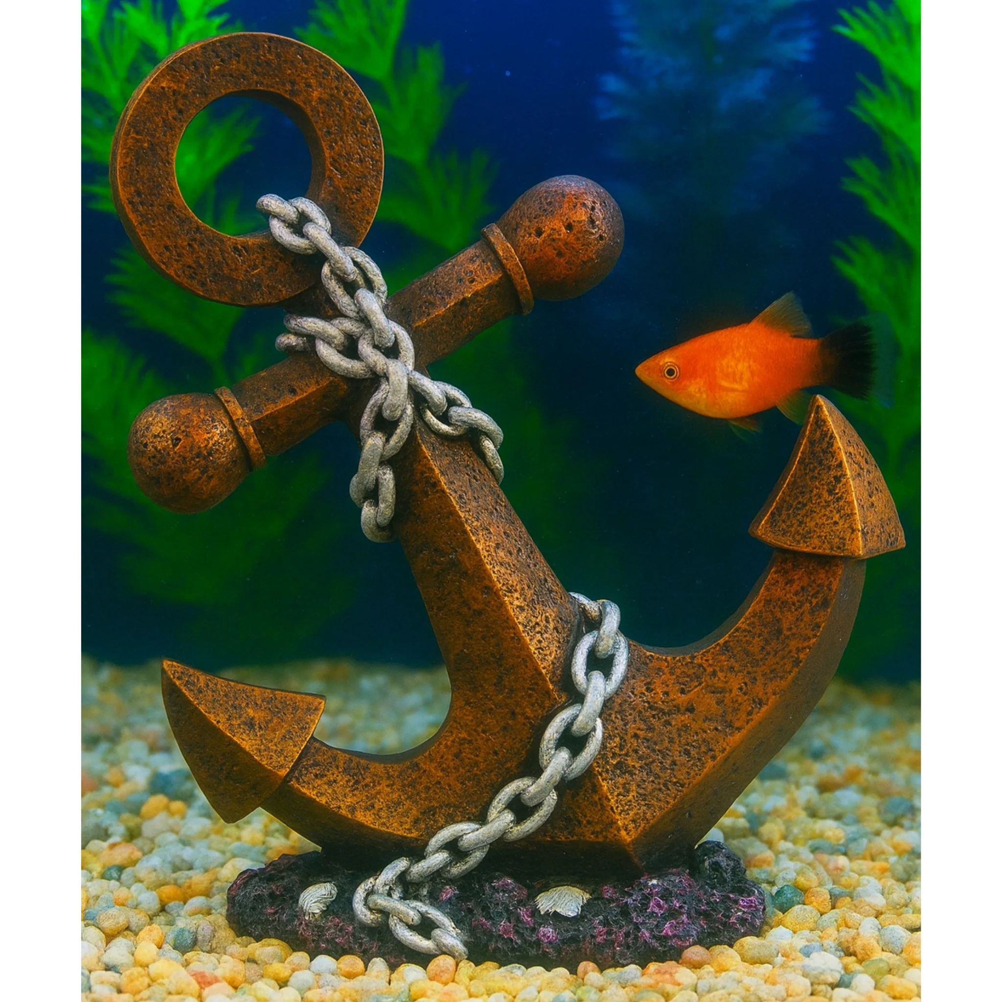Adorno de Resina – Ancla de Barco Hundido - Image 2