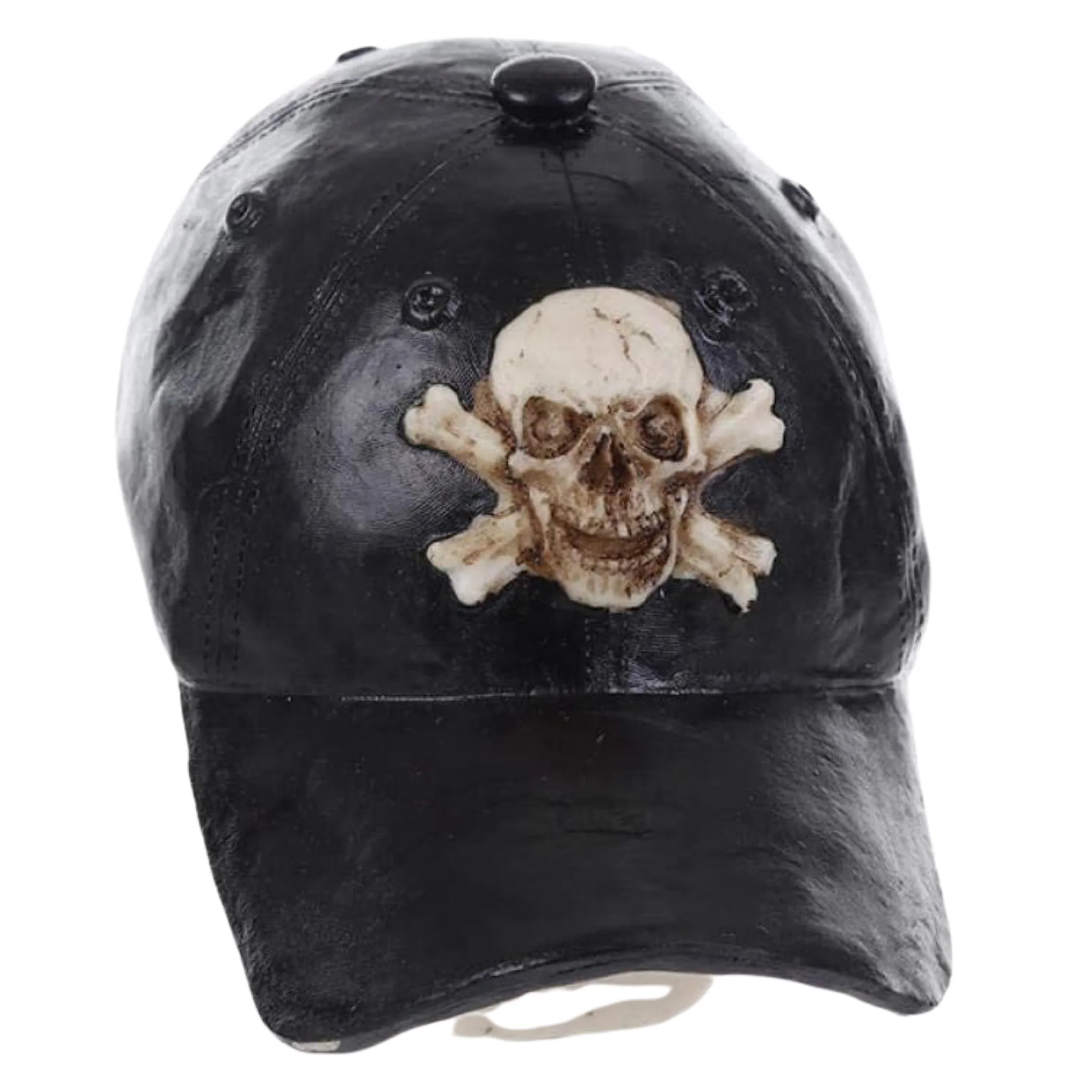 Adorno de Resina – Calavera con Gorra de Visera - Image 3
