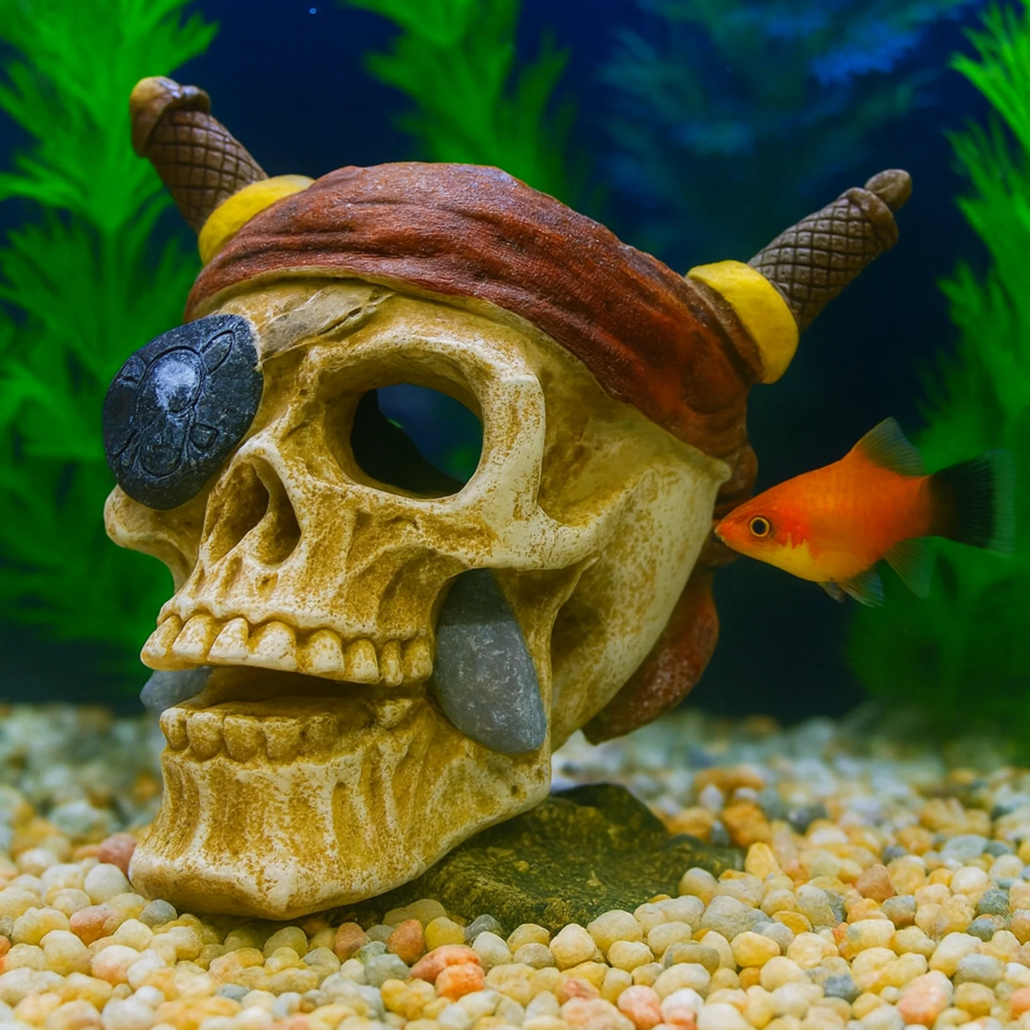 Adorno de Resina – Calavera Pirata GRANDE - Image 2