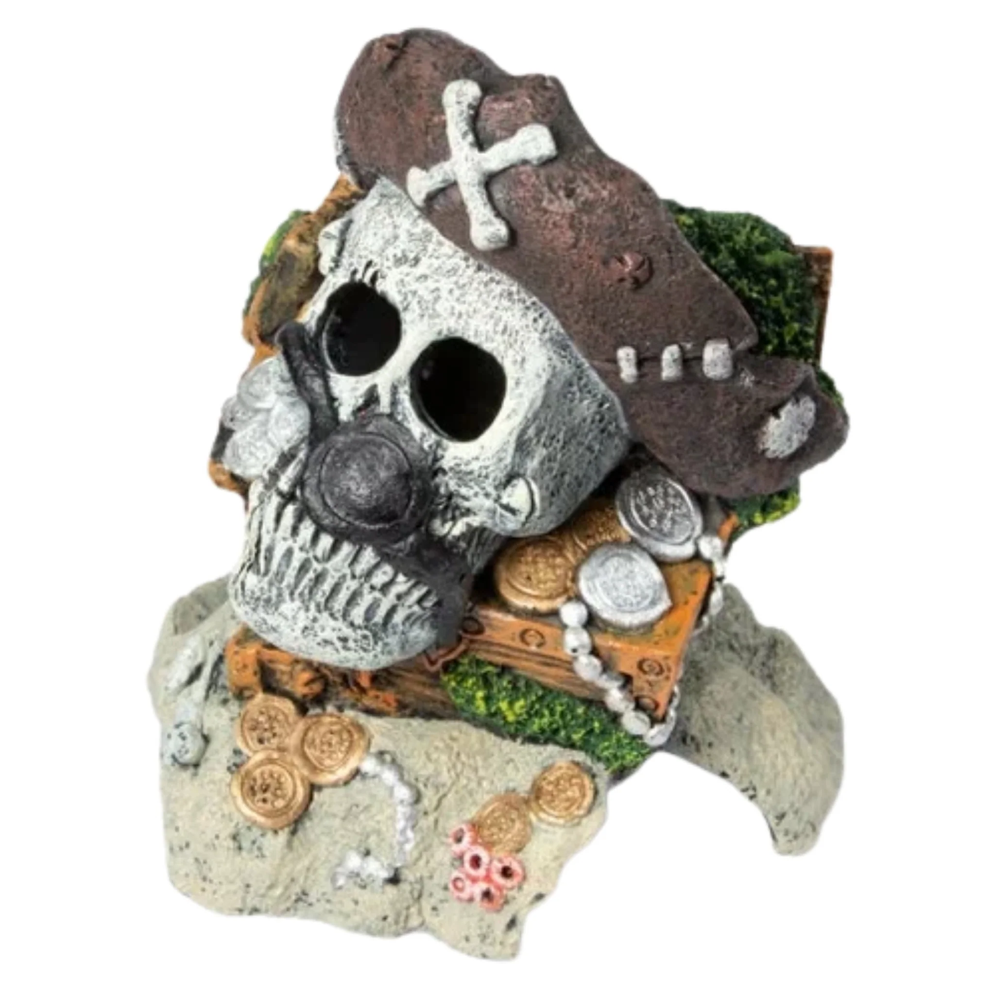 Adorno de Resina – Calavera Pirata Mágica