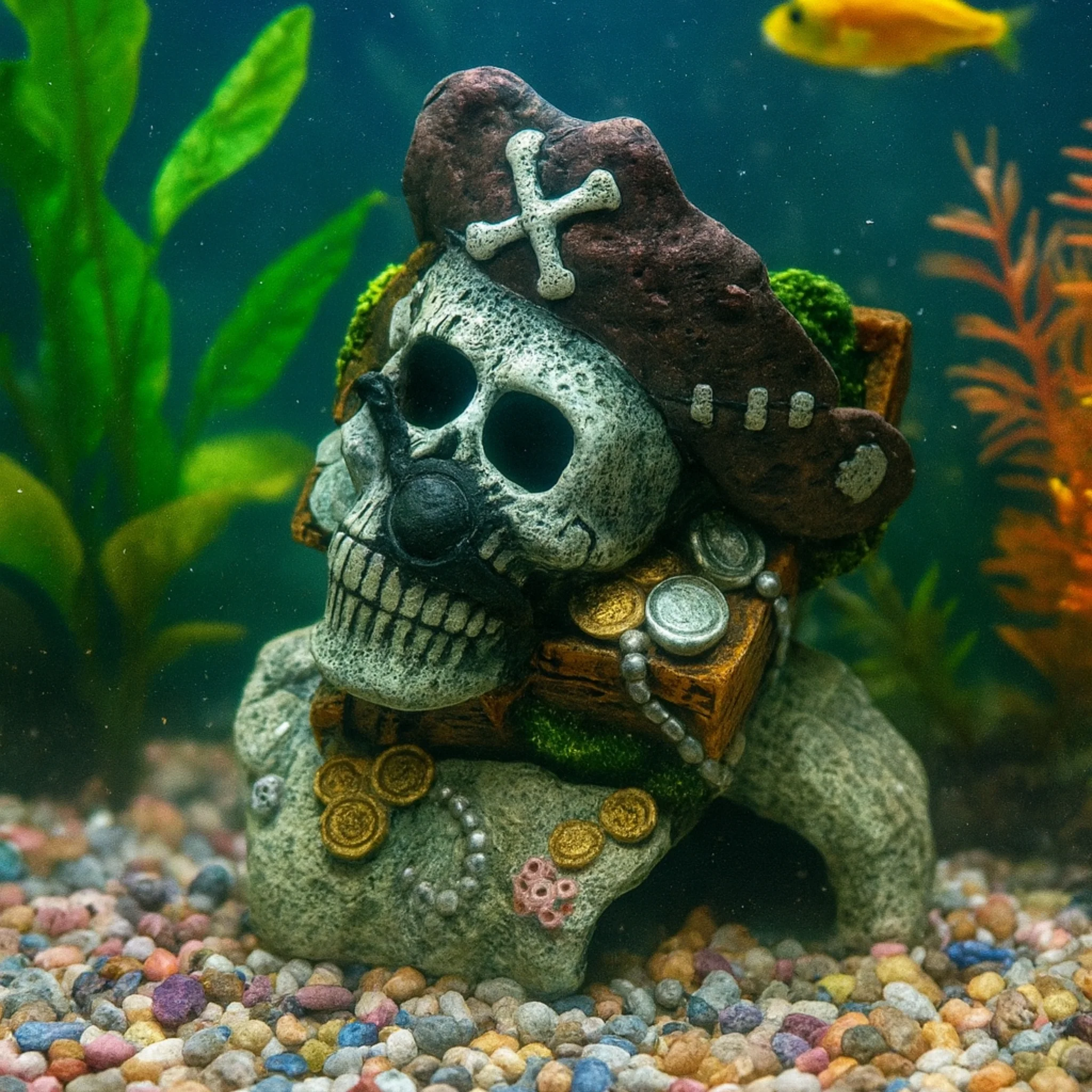Adorno de Resina – Calavera Pirata Mágica - Image 3