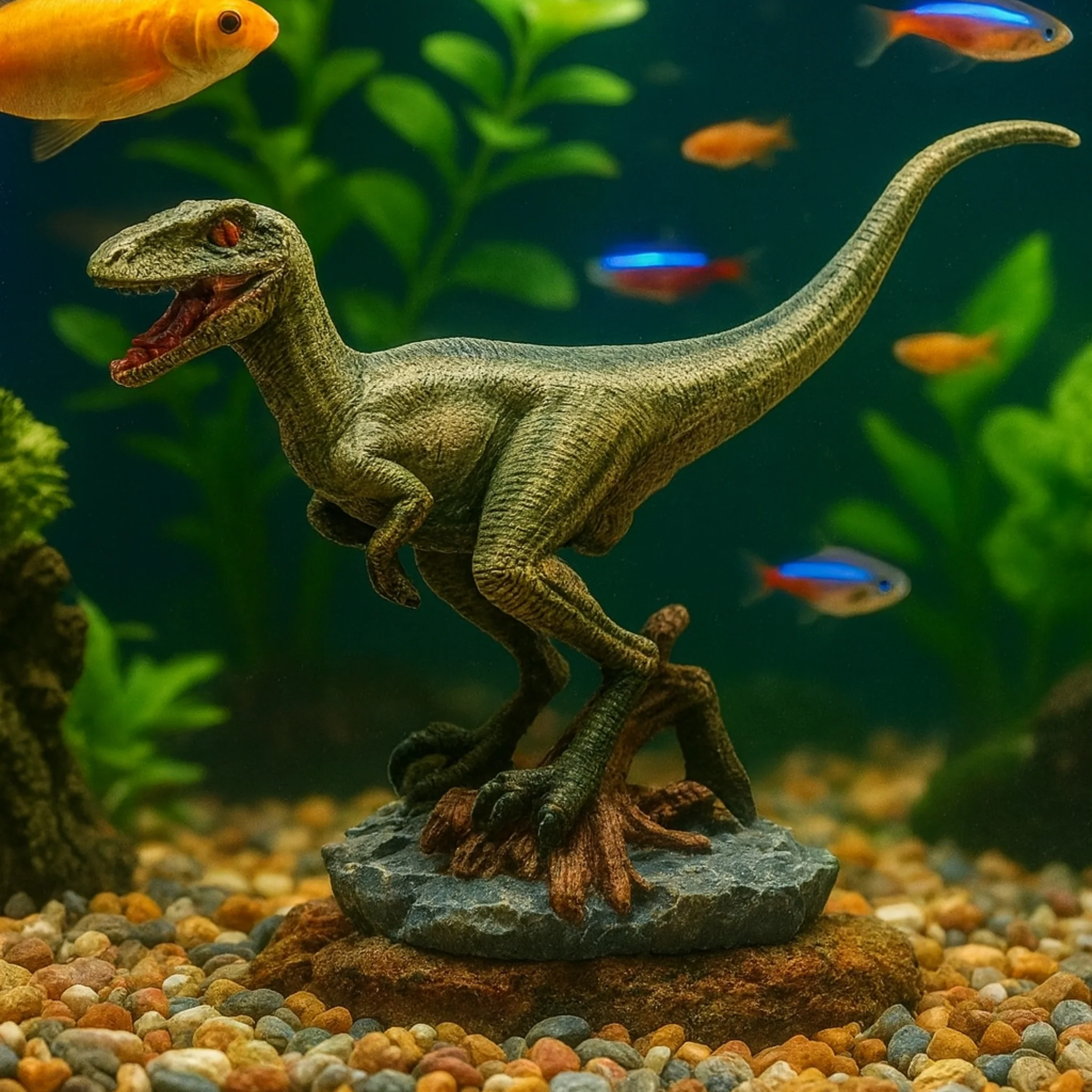 Adorno de Resina – Velociraptor Jurassic World - Image 2