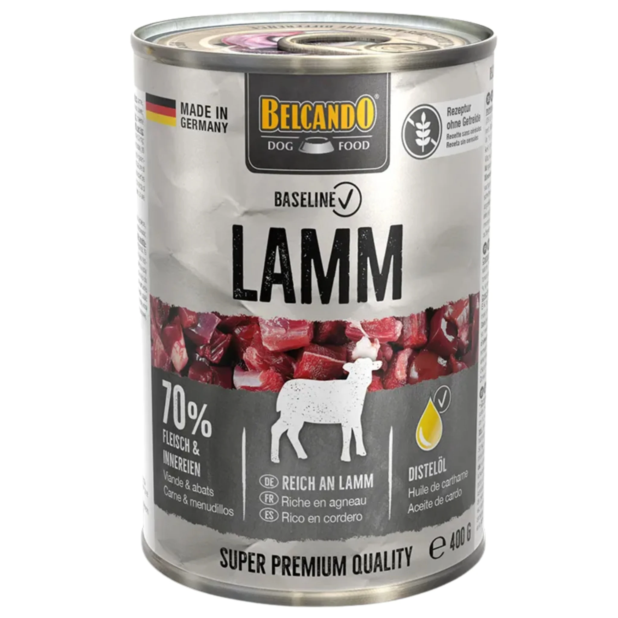 Alimento Húmedo Superpremium para Perro de Cordero - Hecho en Alemania