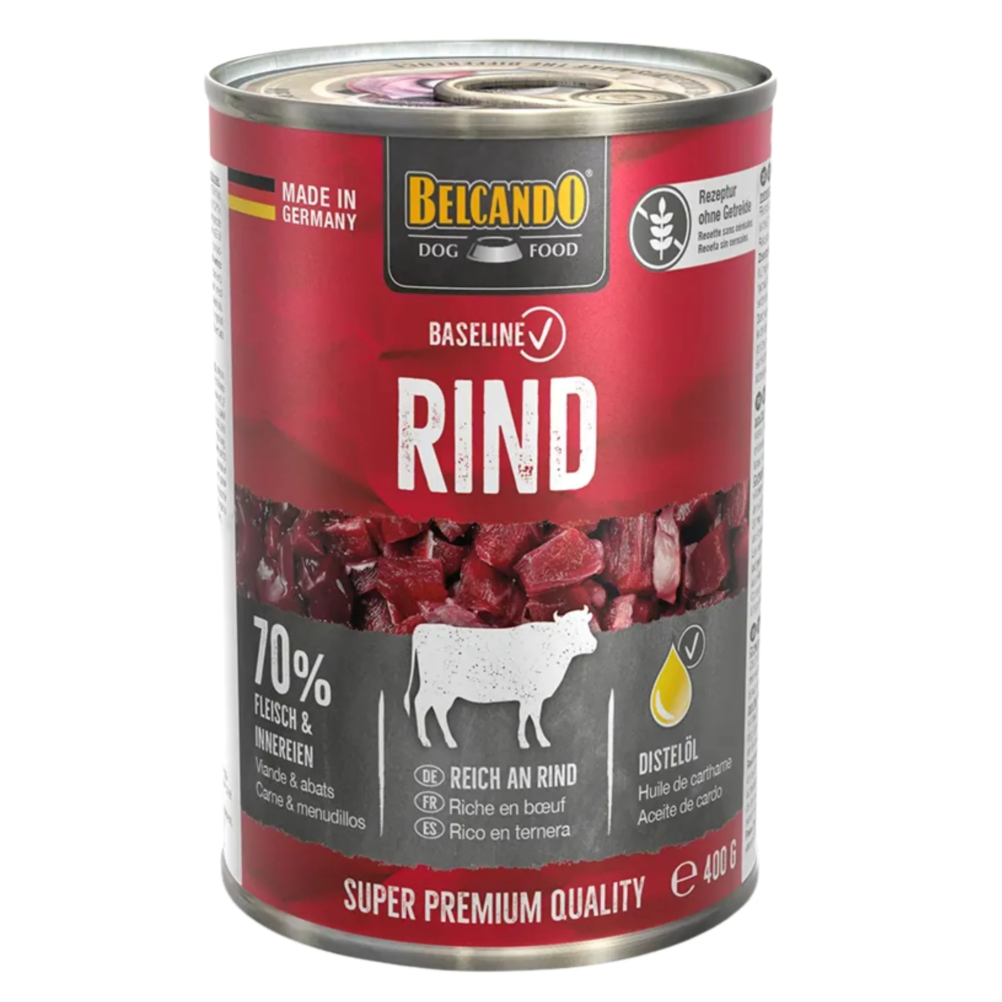 Alimento Húmedo Superpremium para Perro de Ternera- Hecho en Alemania