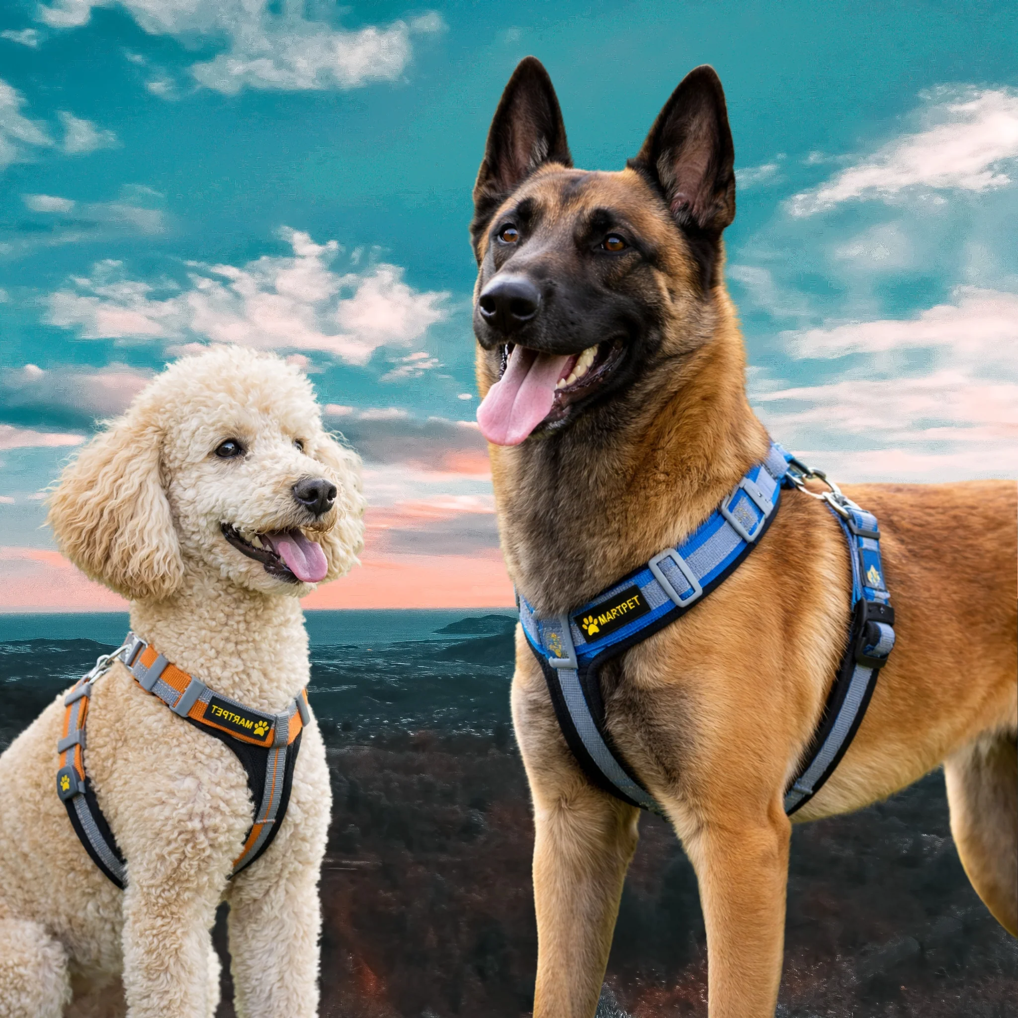 Arnés Reflectivo Bicolor para Perros | Seguridad y Comodidad en Paseos - Image 2