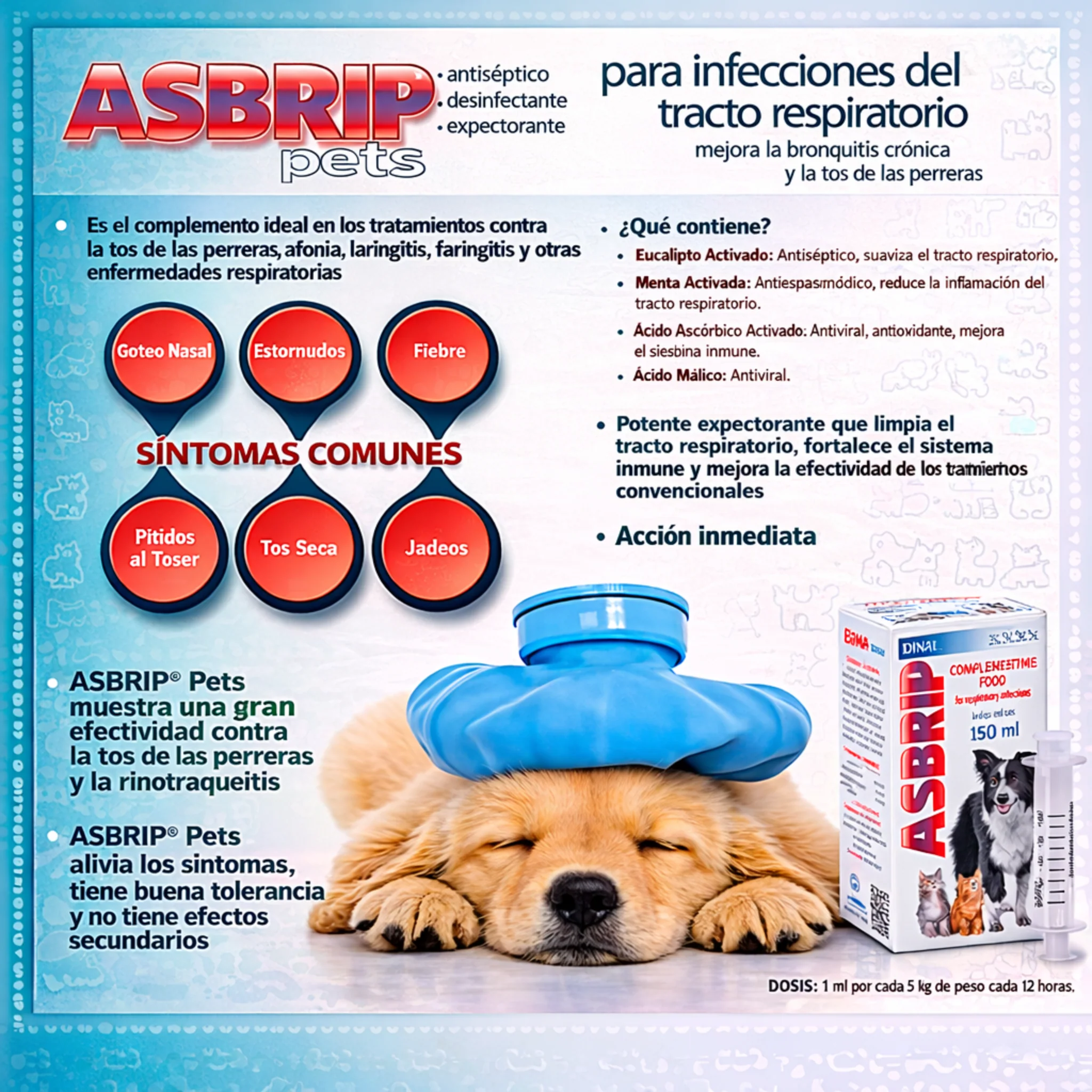 Asbrip Pets - Expectorante y Mucolítico para Perros y Gatos - Image 4