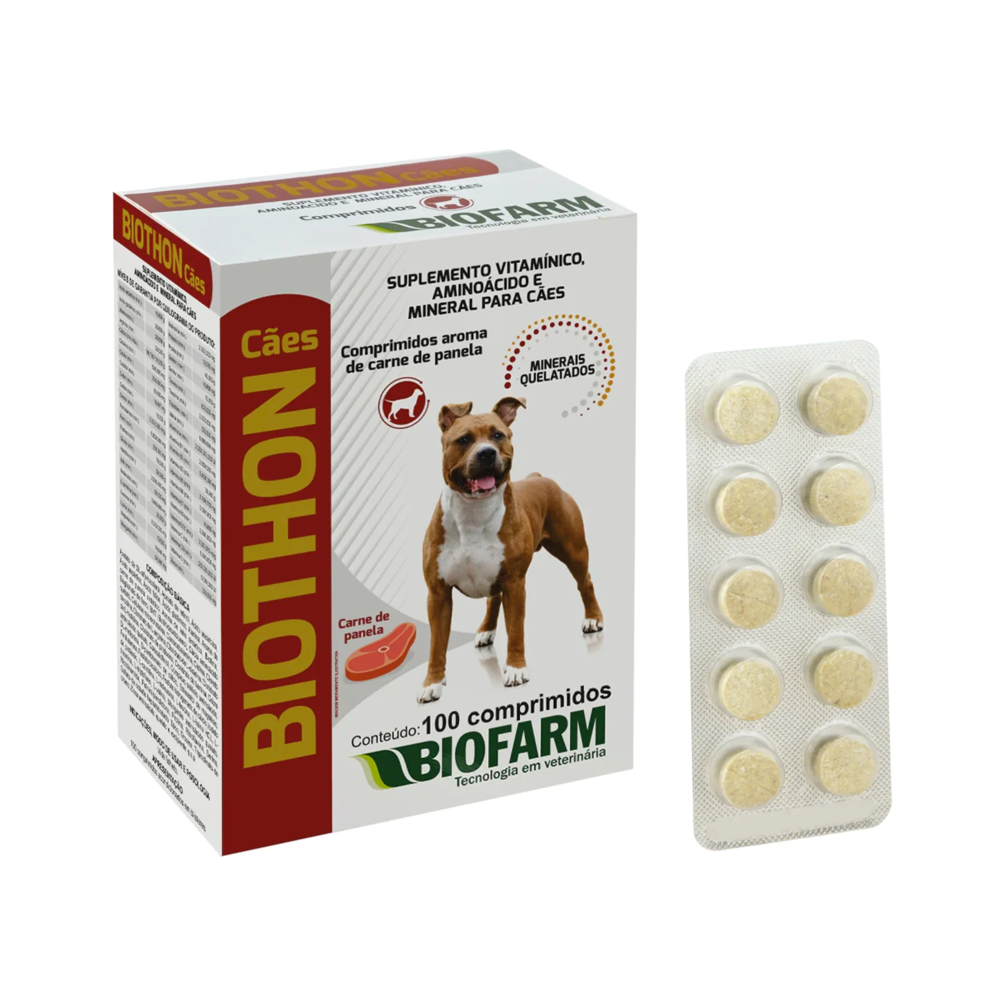 Biothon® Perros 100tbs – Suplemento Multivitamínico y Reconstituyente