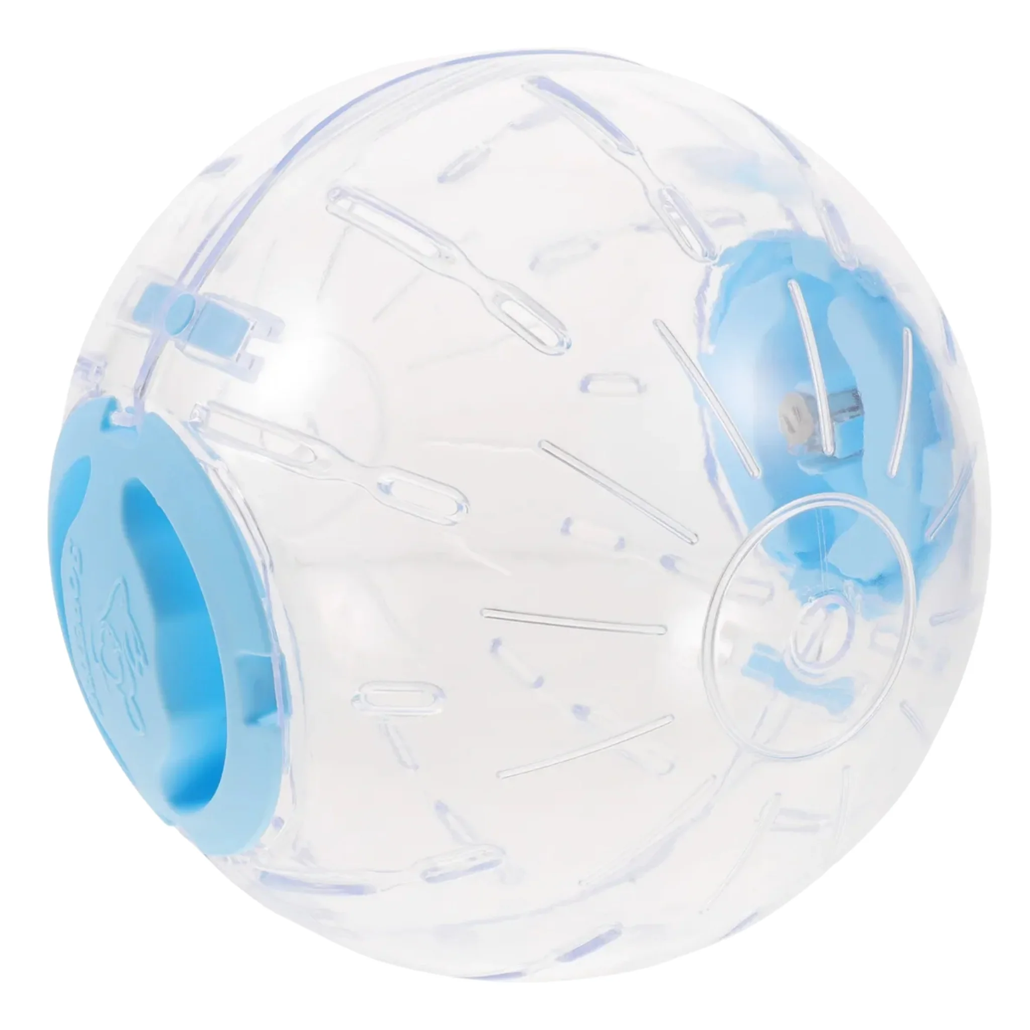 Bola de Ejercicio Transparente con Luz LED para Hámsters – 14 cm - Image 3