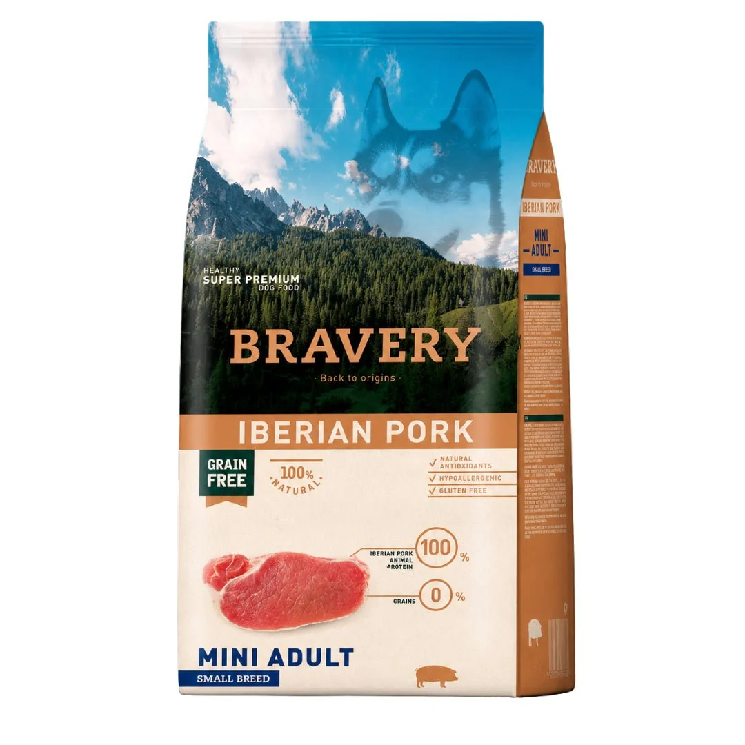 BRAVERY Cerdo Ibérico Mini Adult Razas Pequeñas