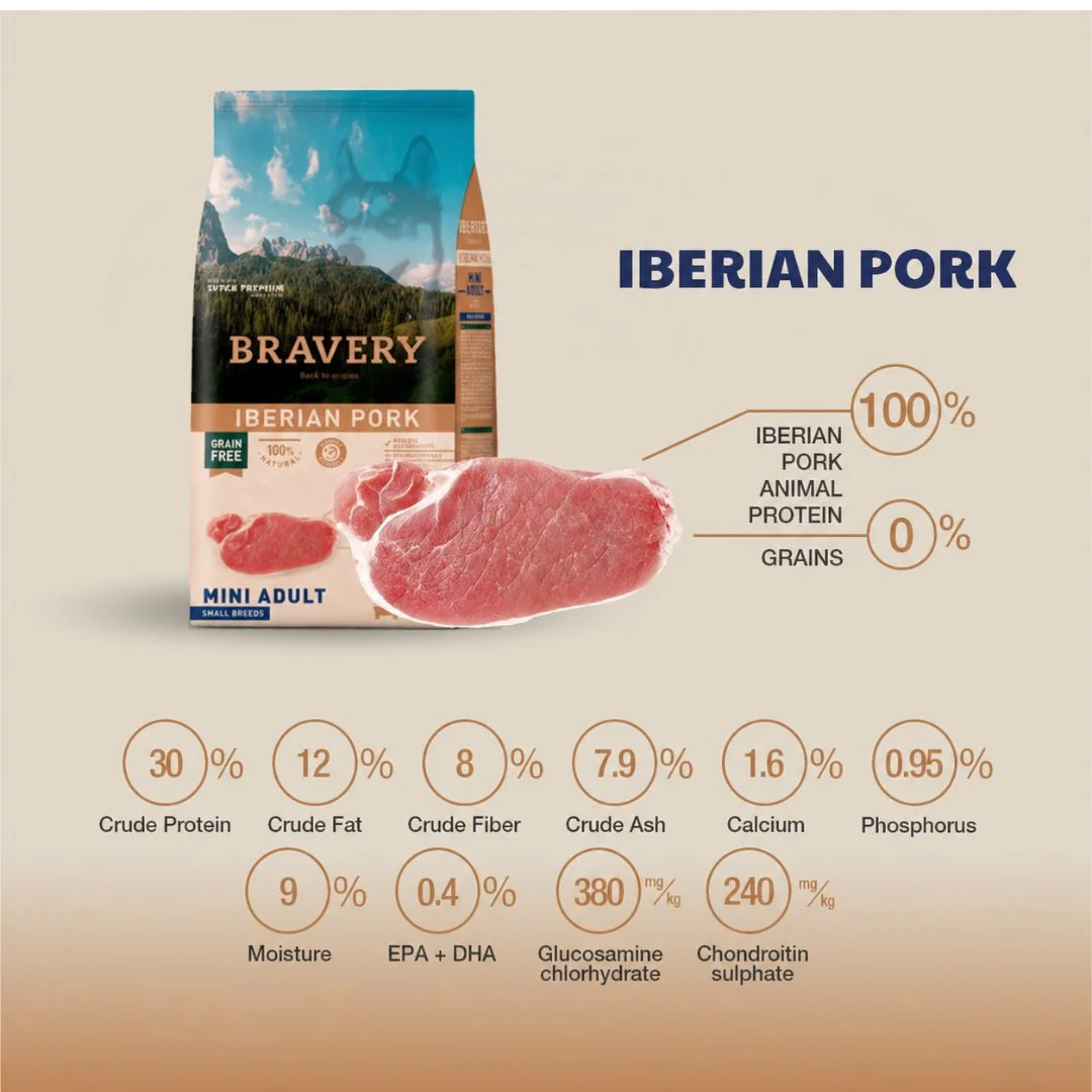 BRAVERY Cerdo Ibérico Mini Adult Razas Pequeñas - Image 3