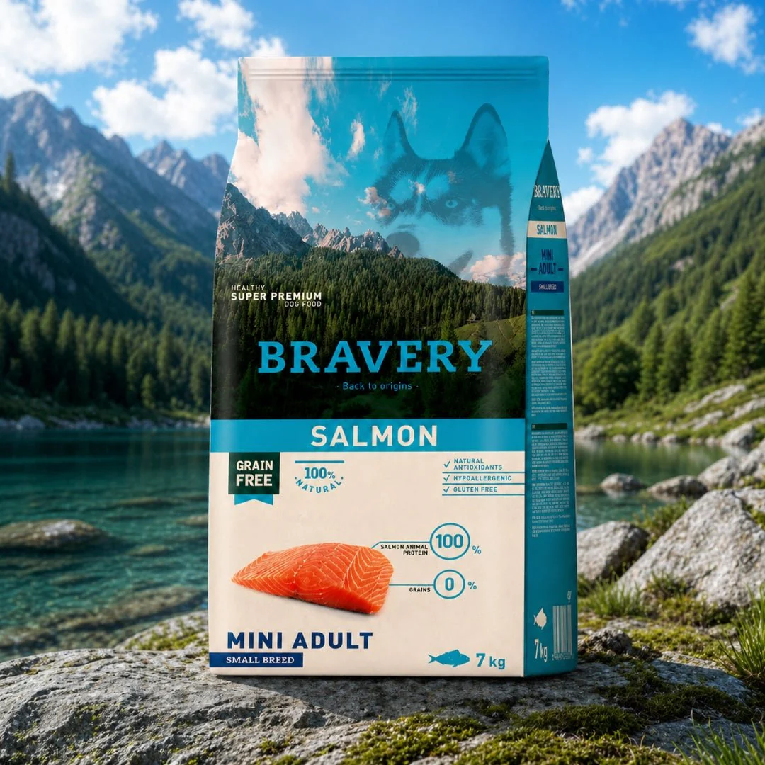 BRAVERY Salmón Mini Adulto Razas Pequeñas - Image 2