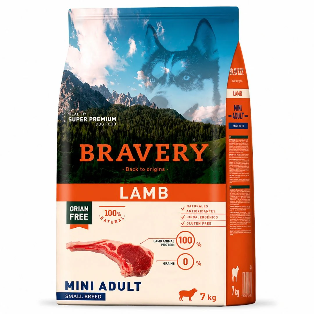 BRAVERY Cordero Mini Adult Razas Pequeñas