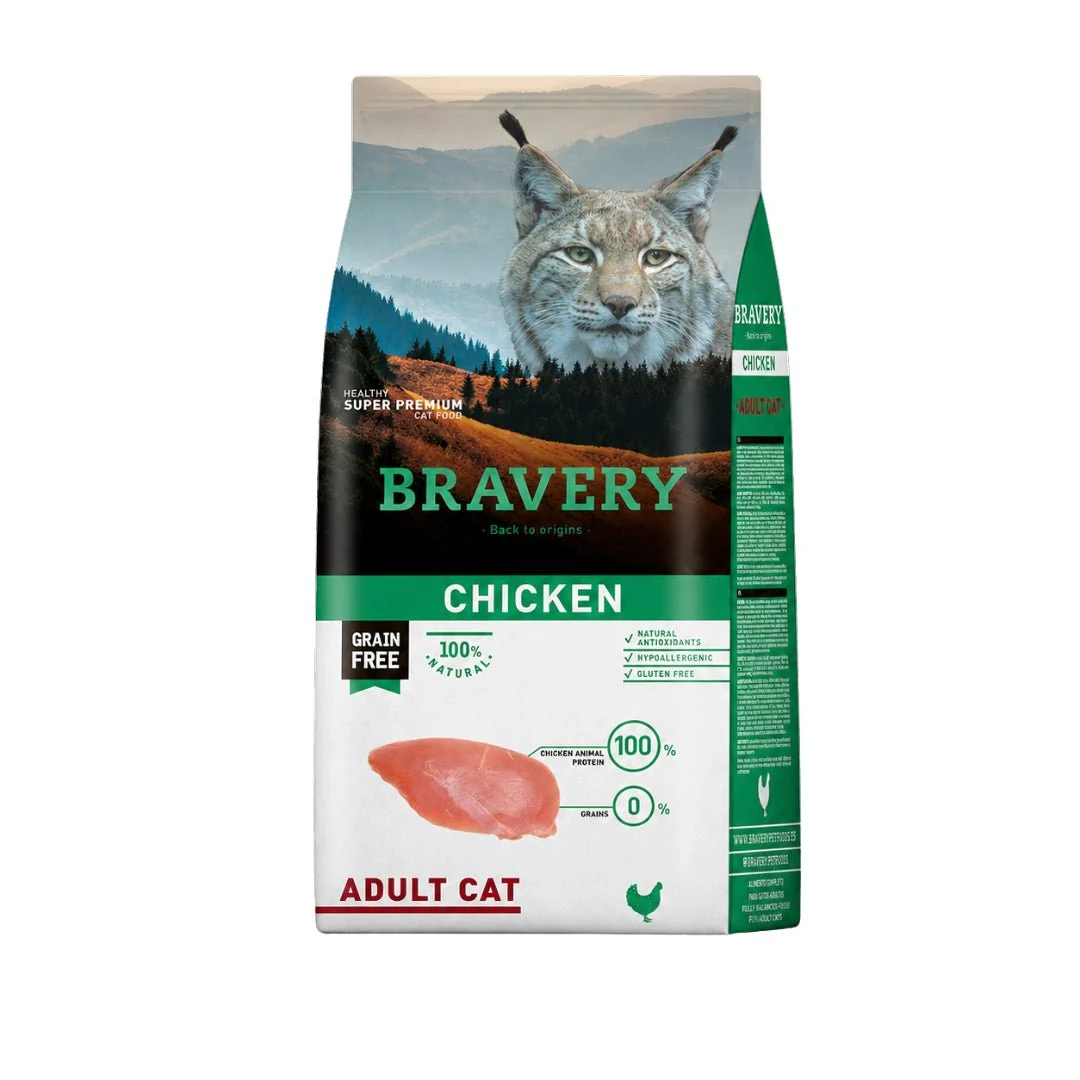 BRAVERY Pollo Adulto Cat
