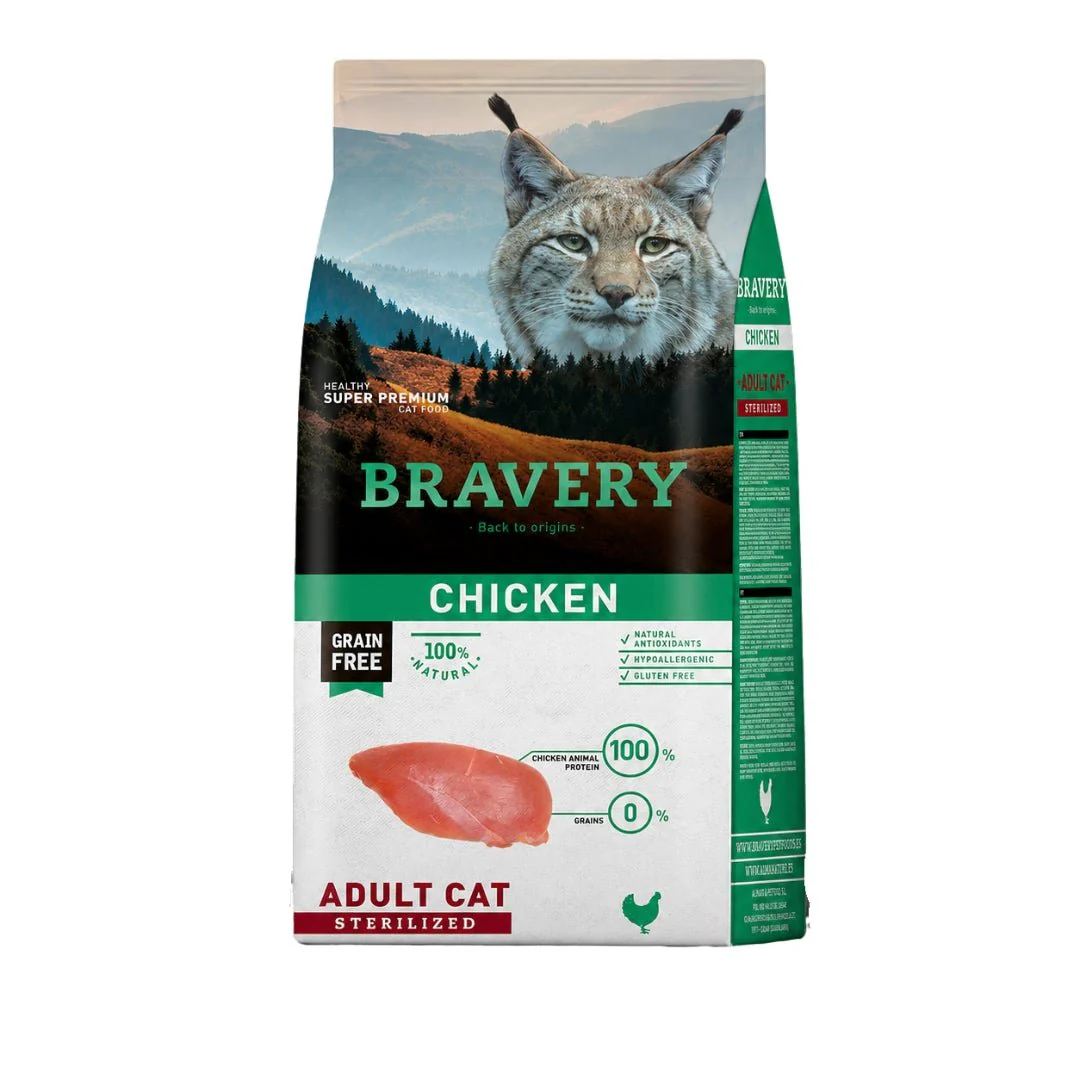BRAVERY Pollo Adulto Cat Sterilized