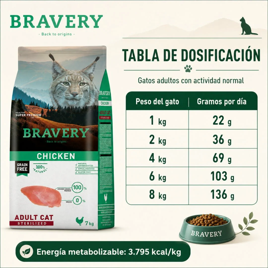 BRAVERY Pollo Adulto Cat Sterilized - Image 4