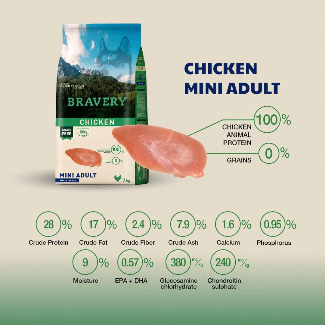 BRAVERY Pollo Mini Adulto Razas Pequeñas - Image 3