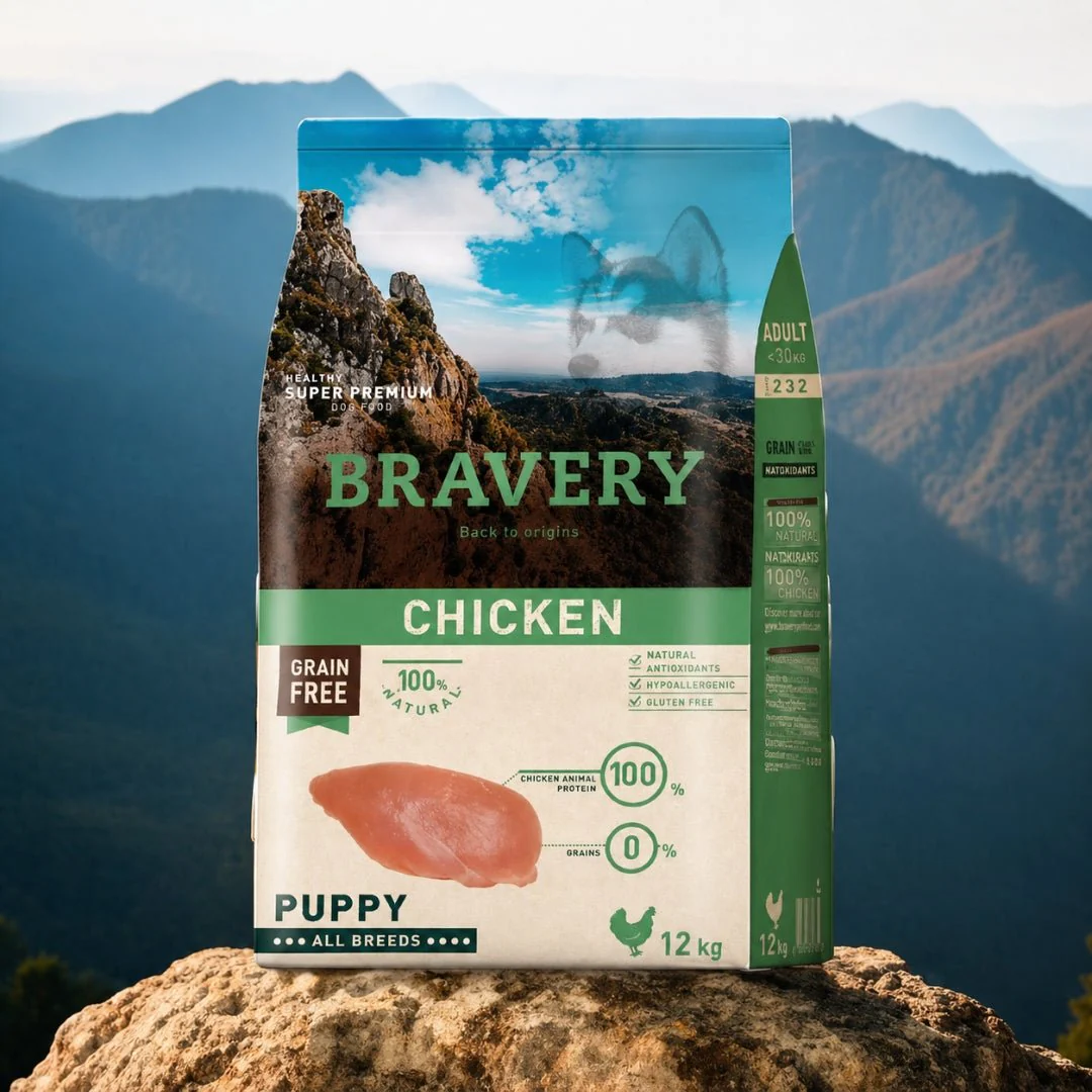 BRAVERY Pollo Puppy Razas Medianas y Grandes - Image 2