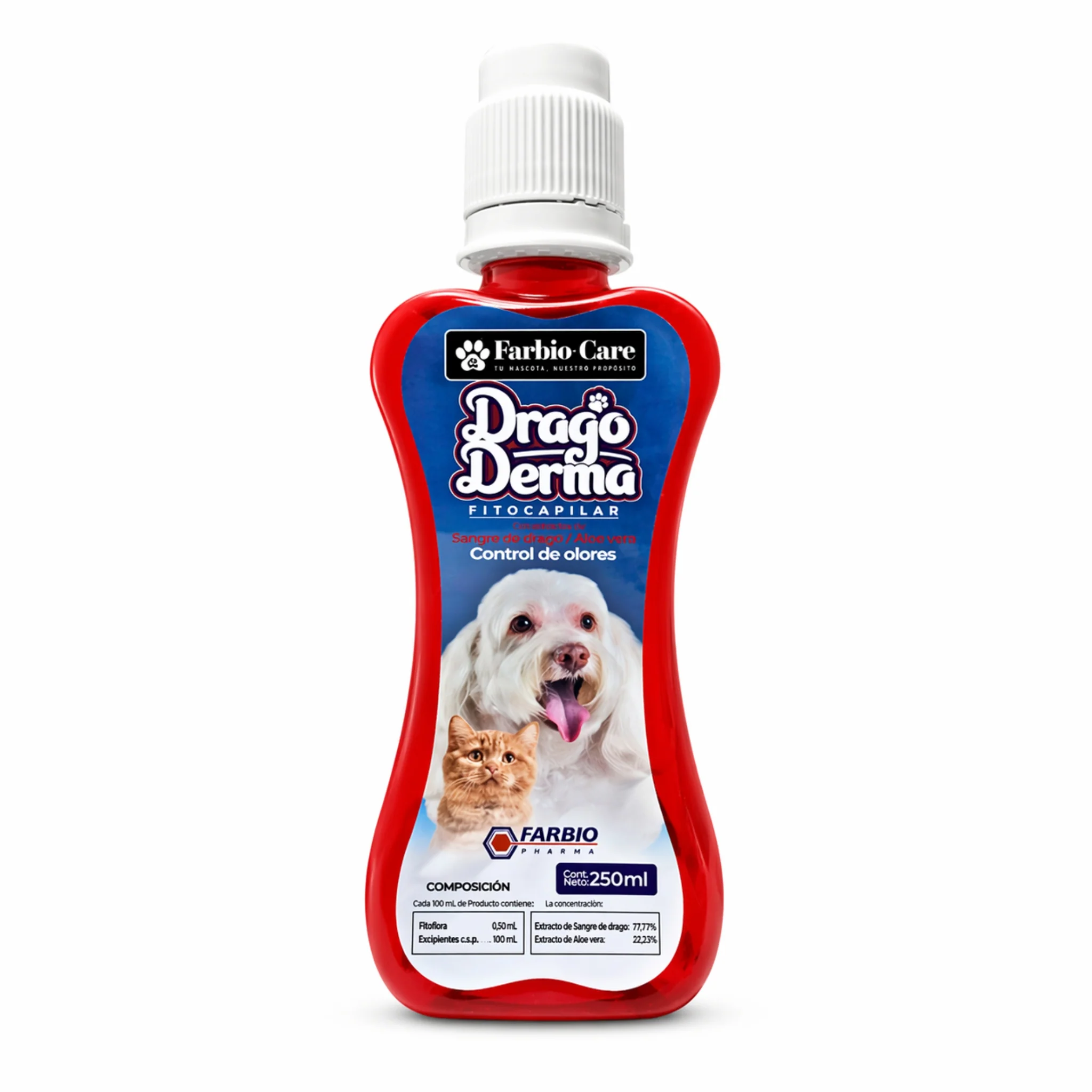 Drago Derma® – Shampoo Dermatológico Natural para Perros y Gatos