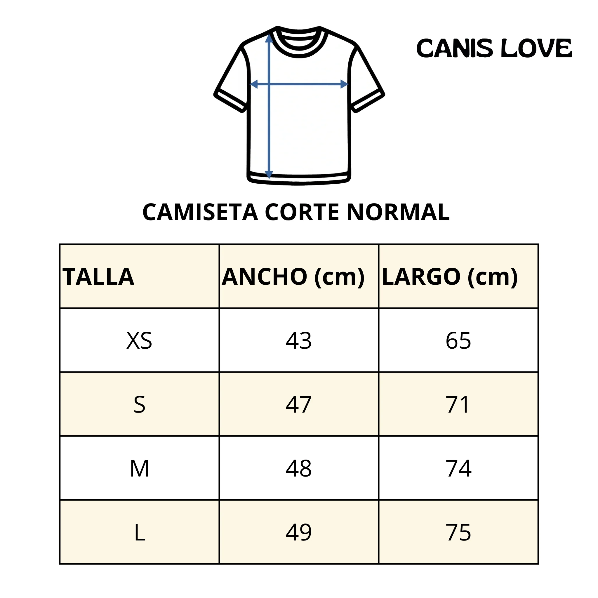 Camiseta Canis Love XS - 100% algodón - El 10% de nuestras ganancias se dona directamente a refugios - Image 9