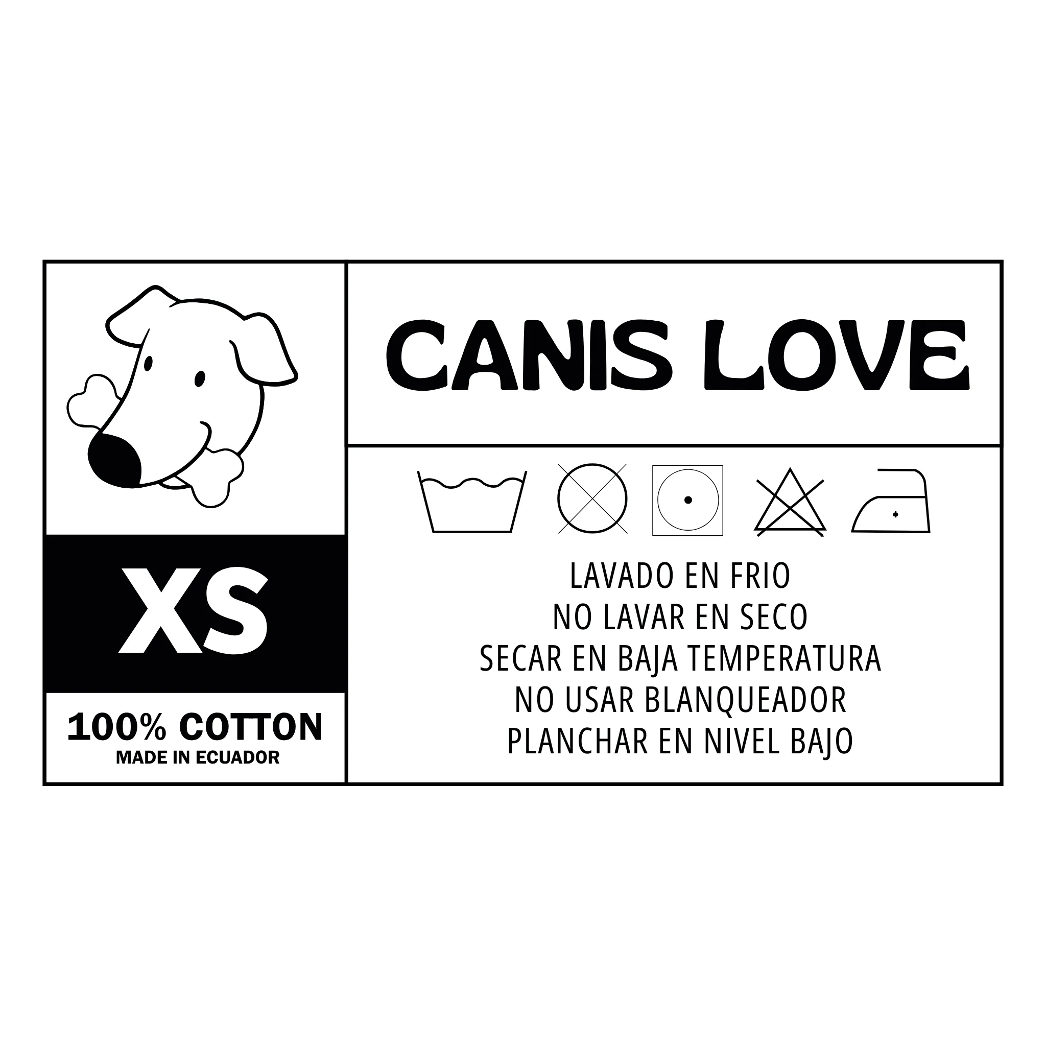 Camiseta Canis Love XS - 100% algodón - El 10% de nuestras ganancias se dona directamente a refugios - Image 10