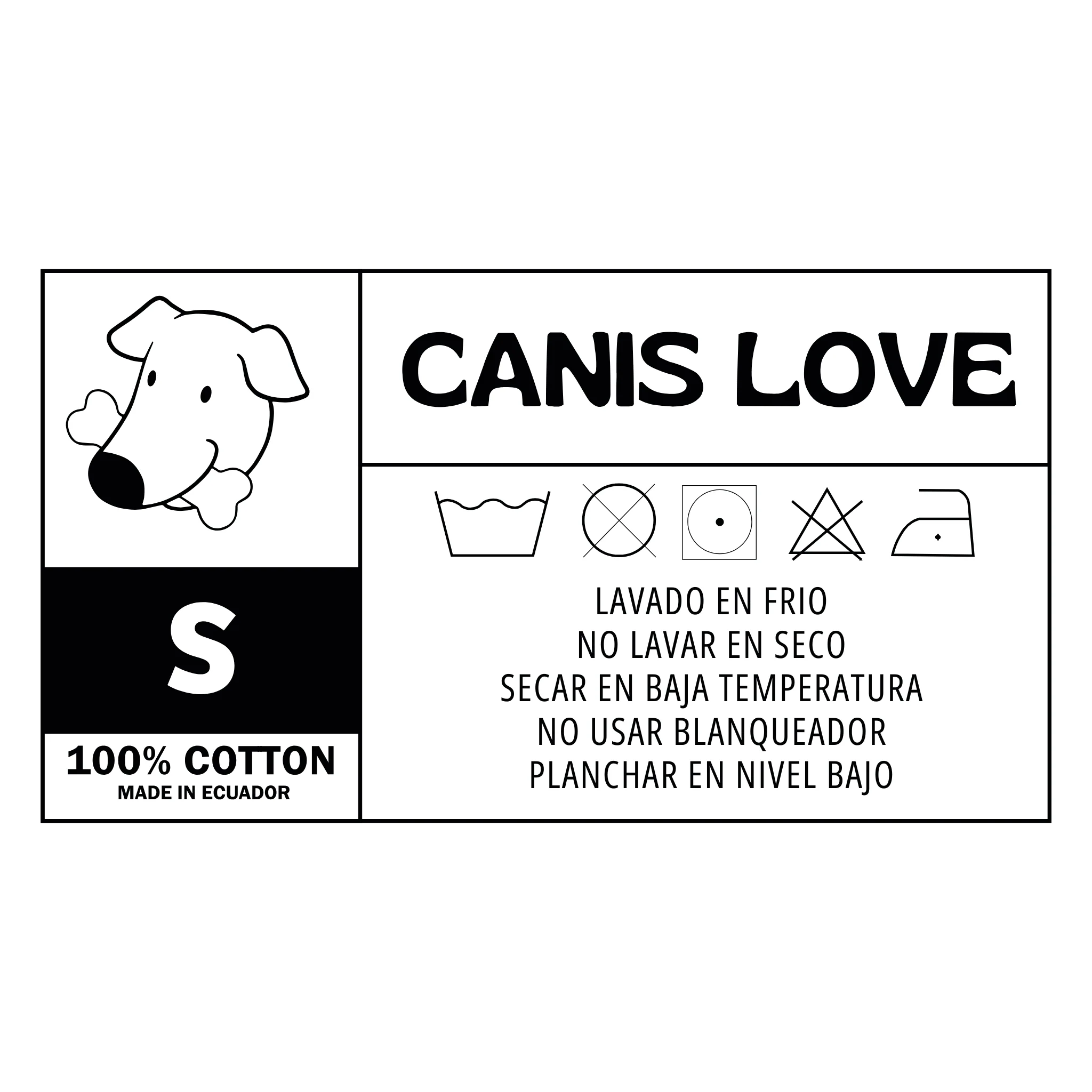 Camiseta Canis Love S - 100% algodón - El 10% de nuestras ganancias se dona directamente a refugios. - Image 10