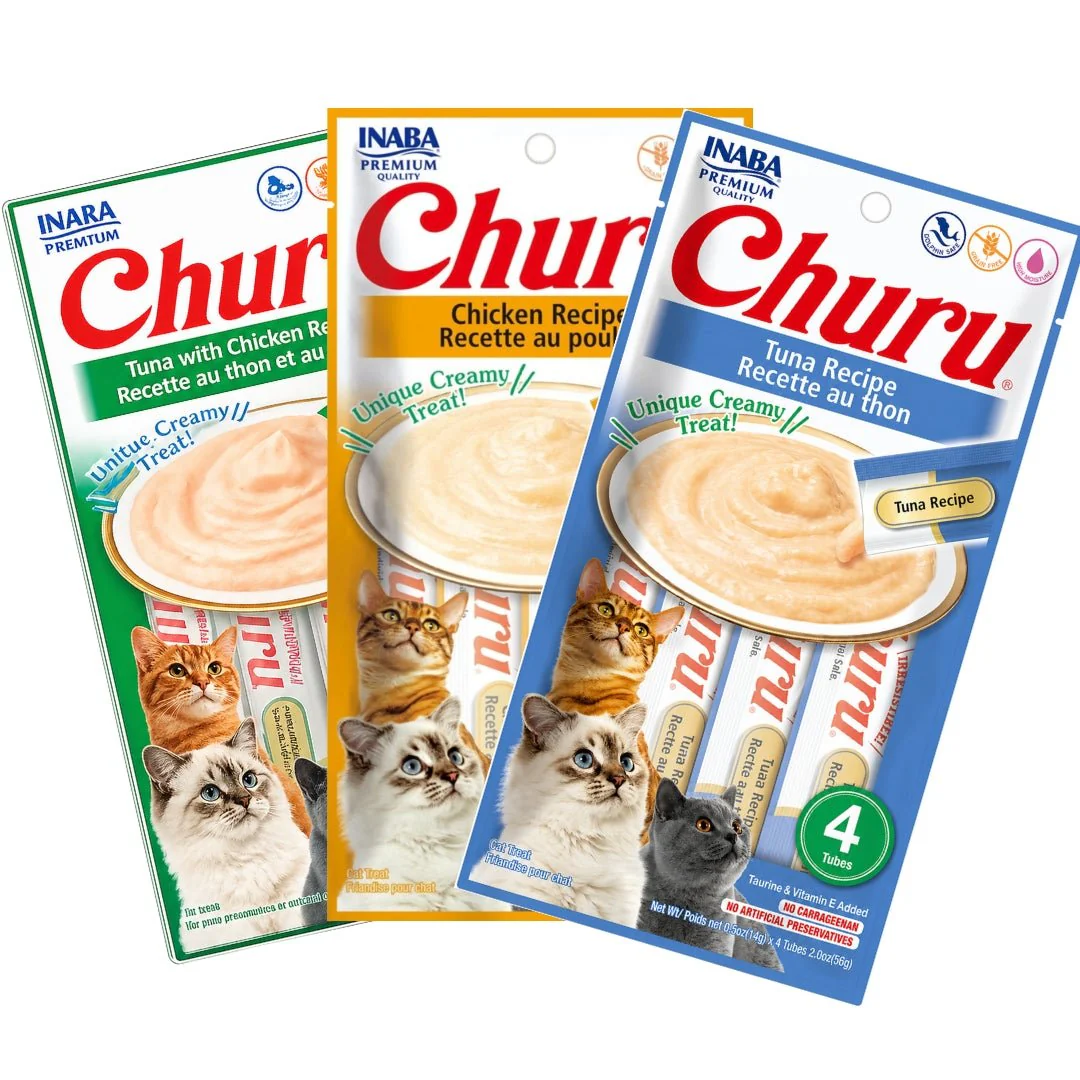 Churu Snack para Gatos – Pack de 4 (4 x 14 g)