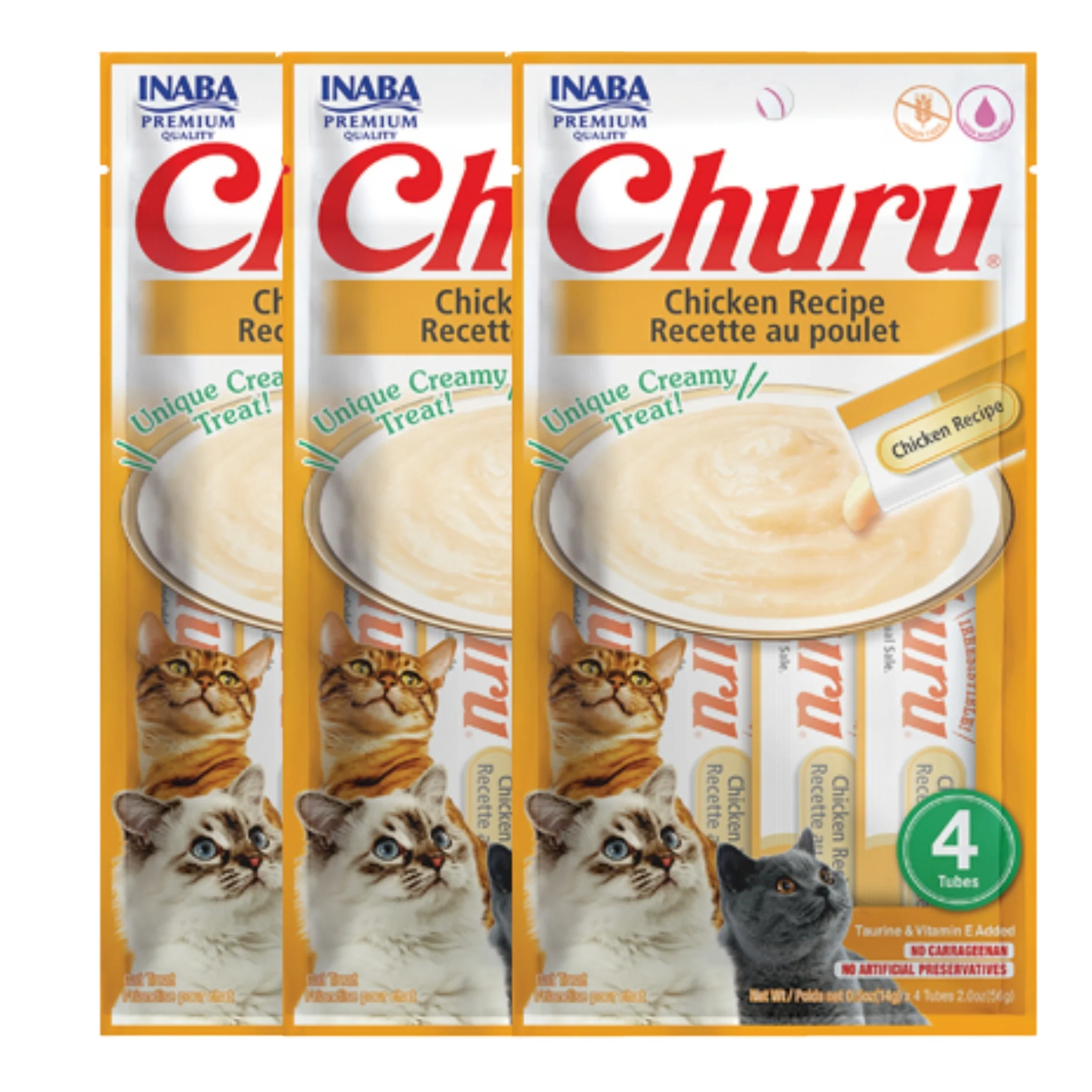 Churu Snack para Gatos – Pack de 4 (4 x 14 g) - Image 4
