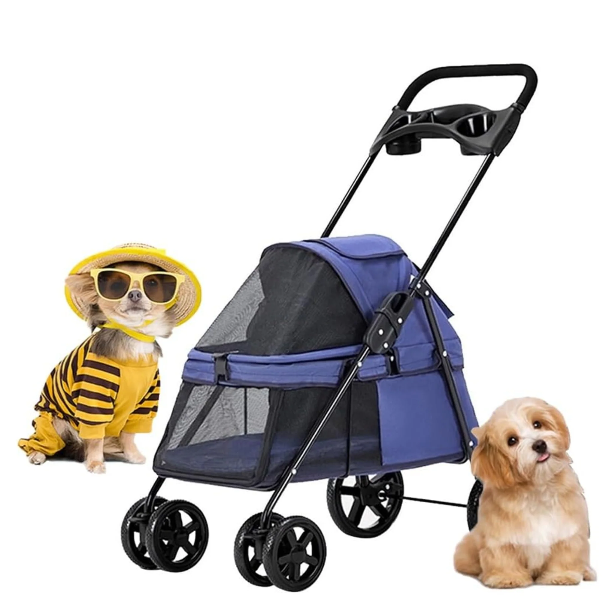 Cochecito para Perros y Mascotas Pequeñas – Plegable y Resistente - Image 3