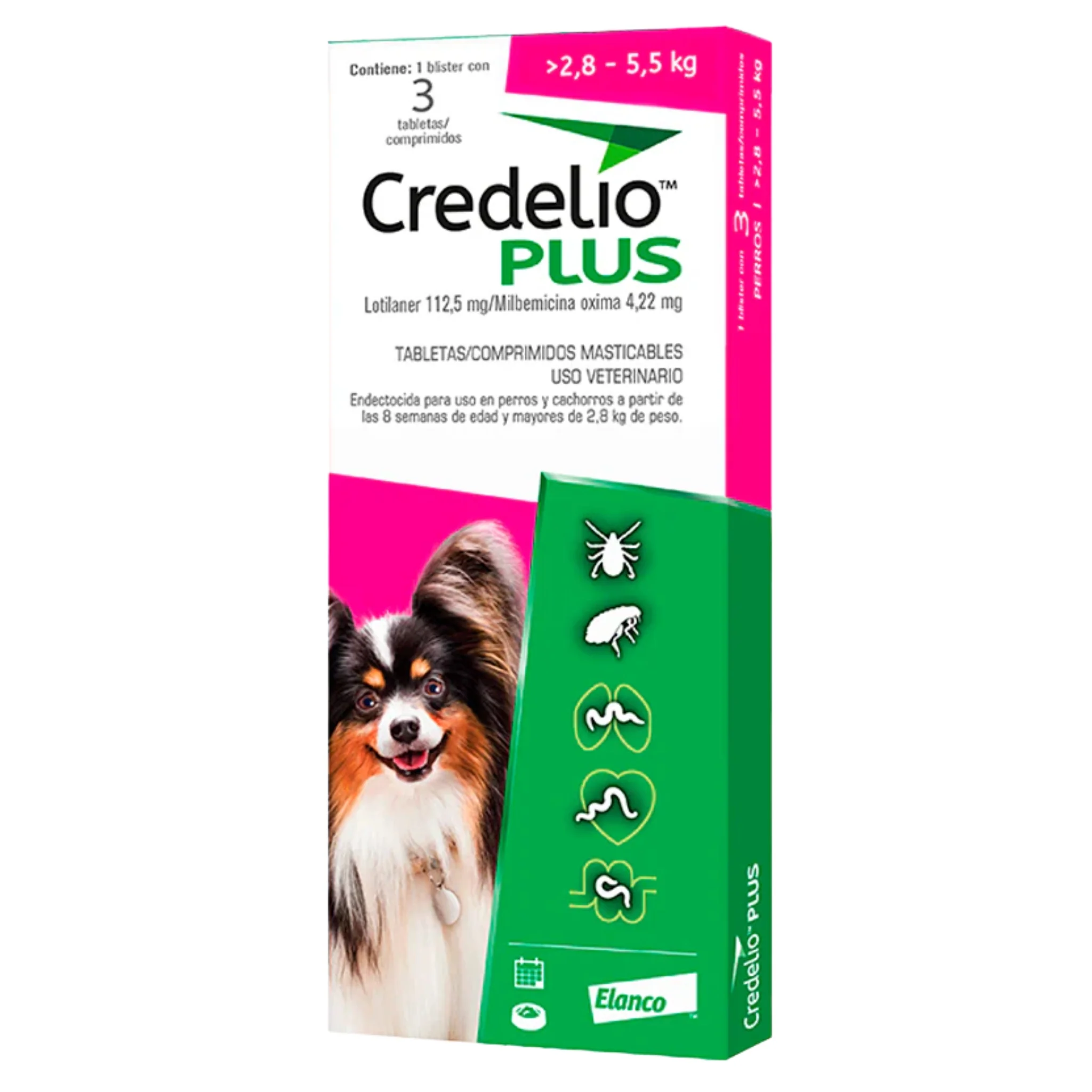 Credelio Plus para Perros – Antiparasitario Interno y Externo | Caja 3 Unidades - Image 4