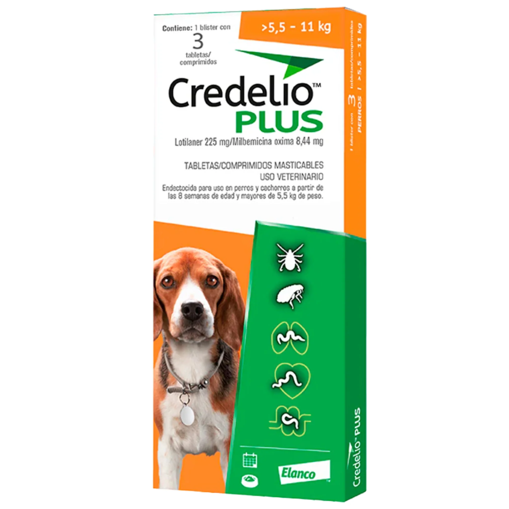 Credelio Plus para Perros – Antiparasitario Interno y Externo | Caja 3 Unidades - Image 5