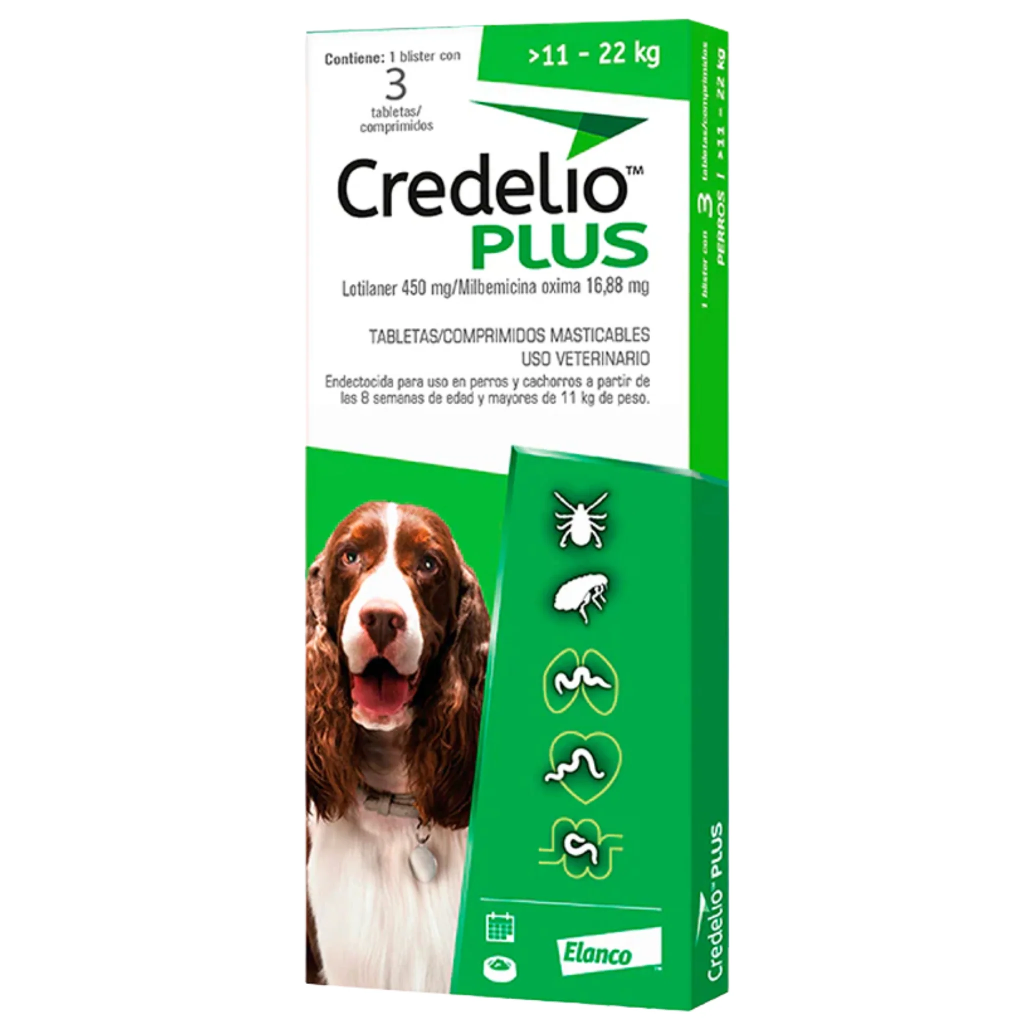 Credelio Plus para Perros – Antiparasitario Interno y Externo | Caja 3 Unidades - Image 6