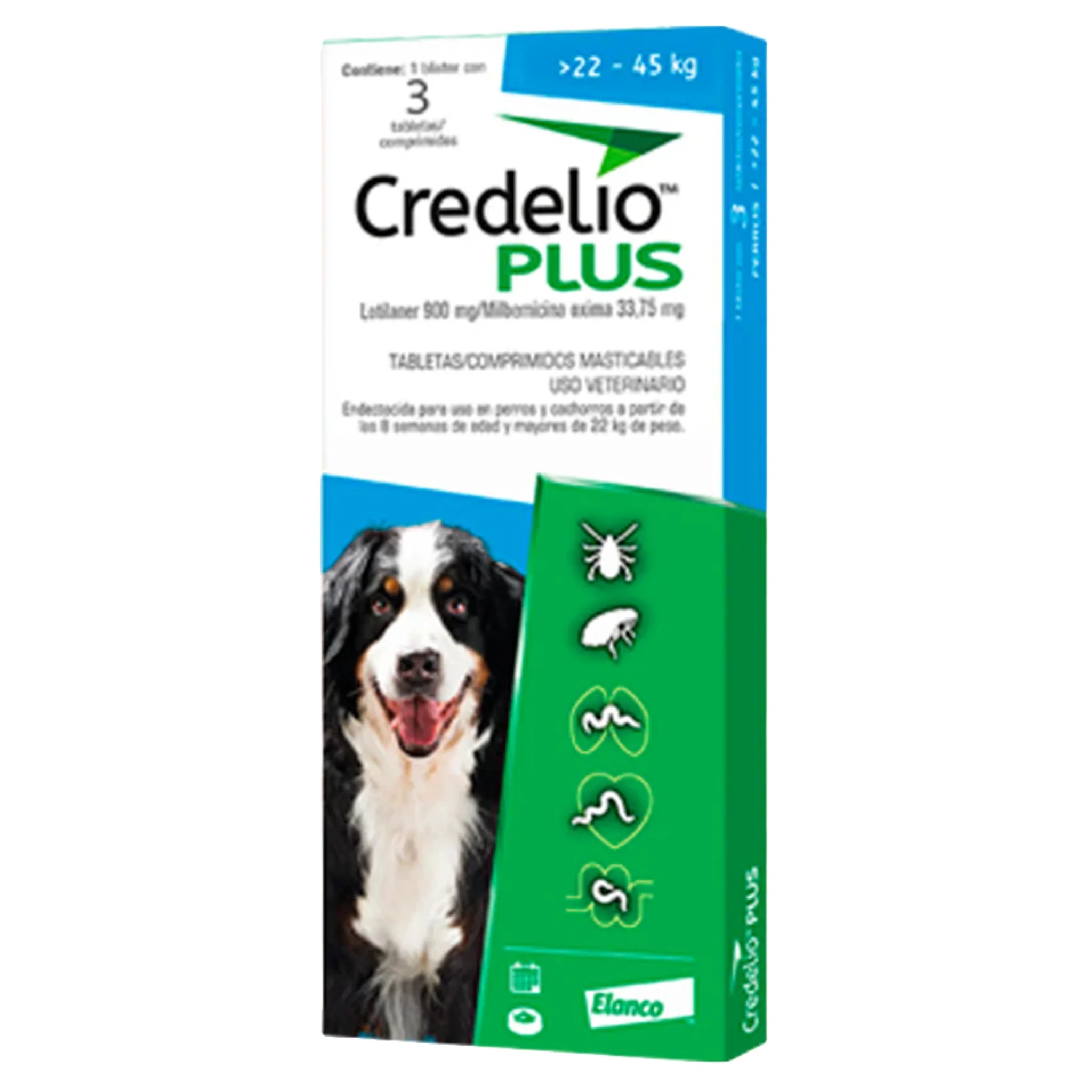 Credelio Plus para Perros – Antiparasitario Interno y Externo | Caja 3 Unidades - Image 7