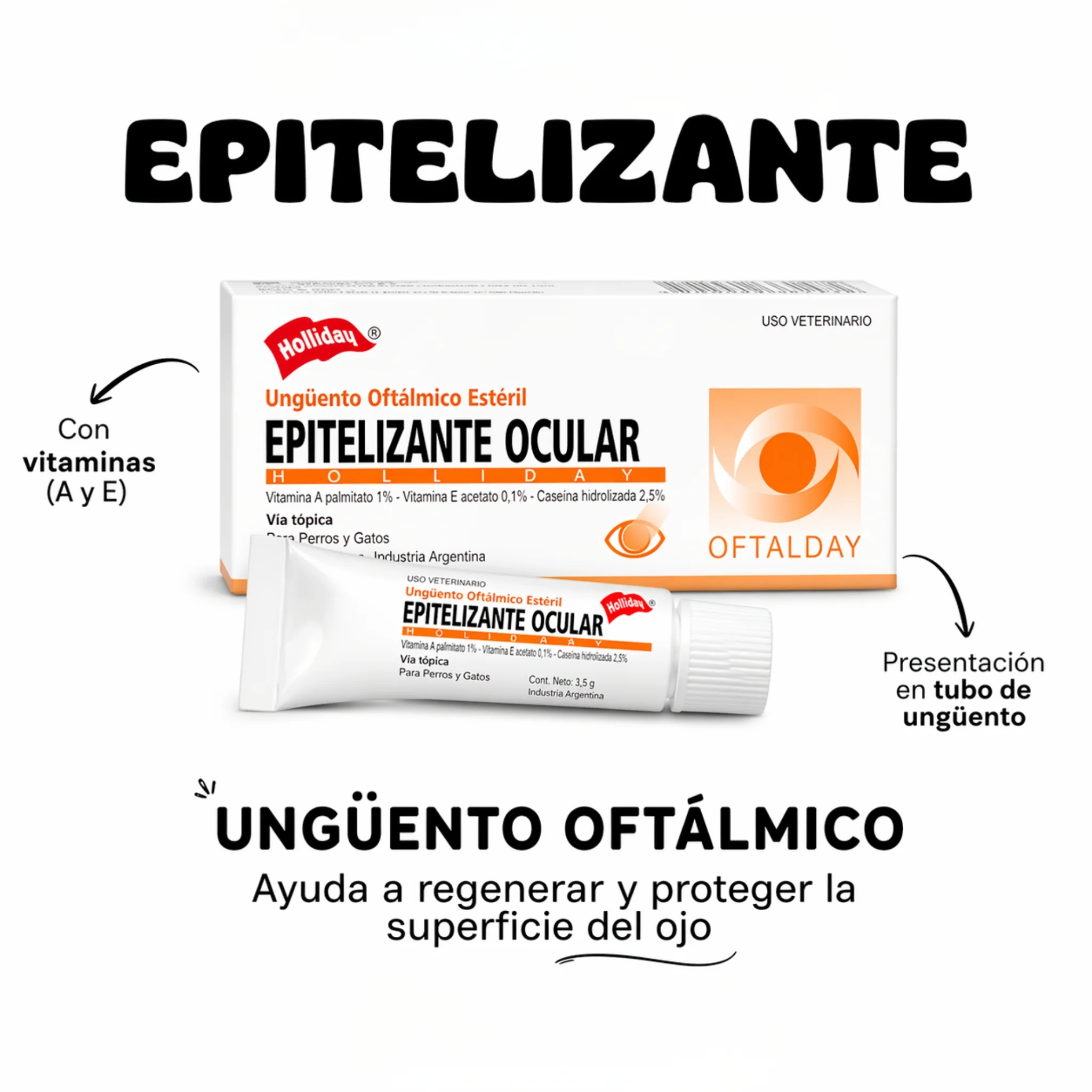Epitelizante Ocular – Ungüento Oftálmico Regenerador para Perros y Gatos - Image 3