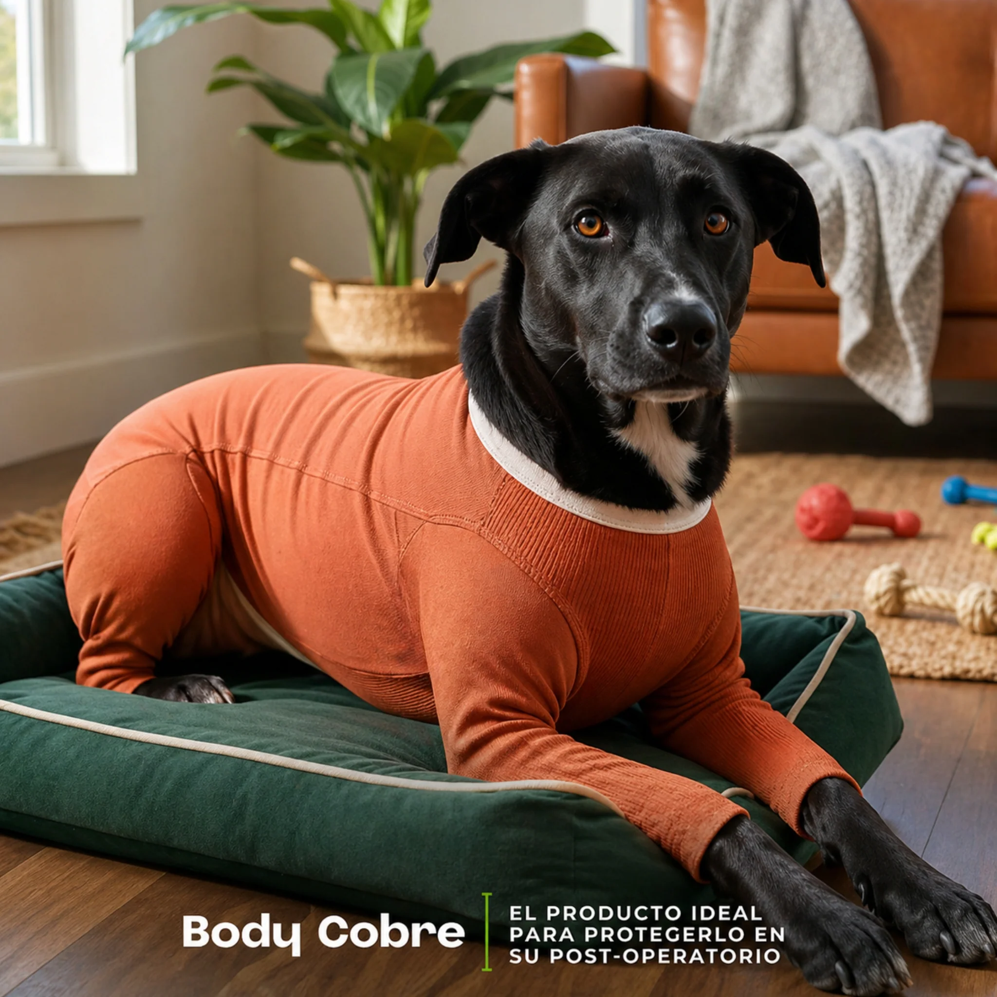Faja Postquirúrgica de Cobre Completa con Mangas para Mascotas - Image 5