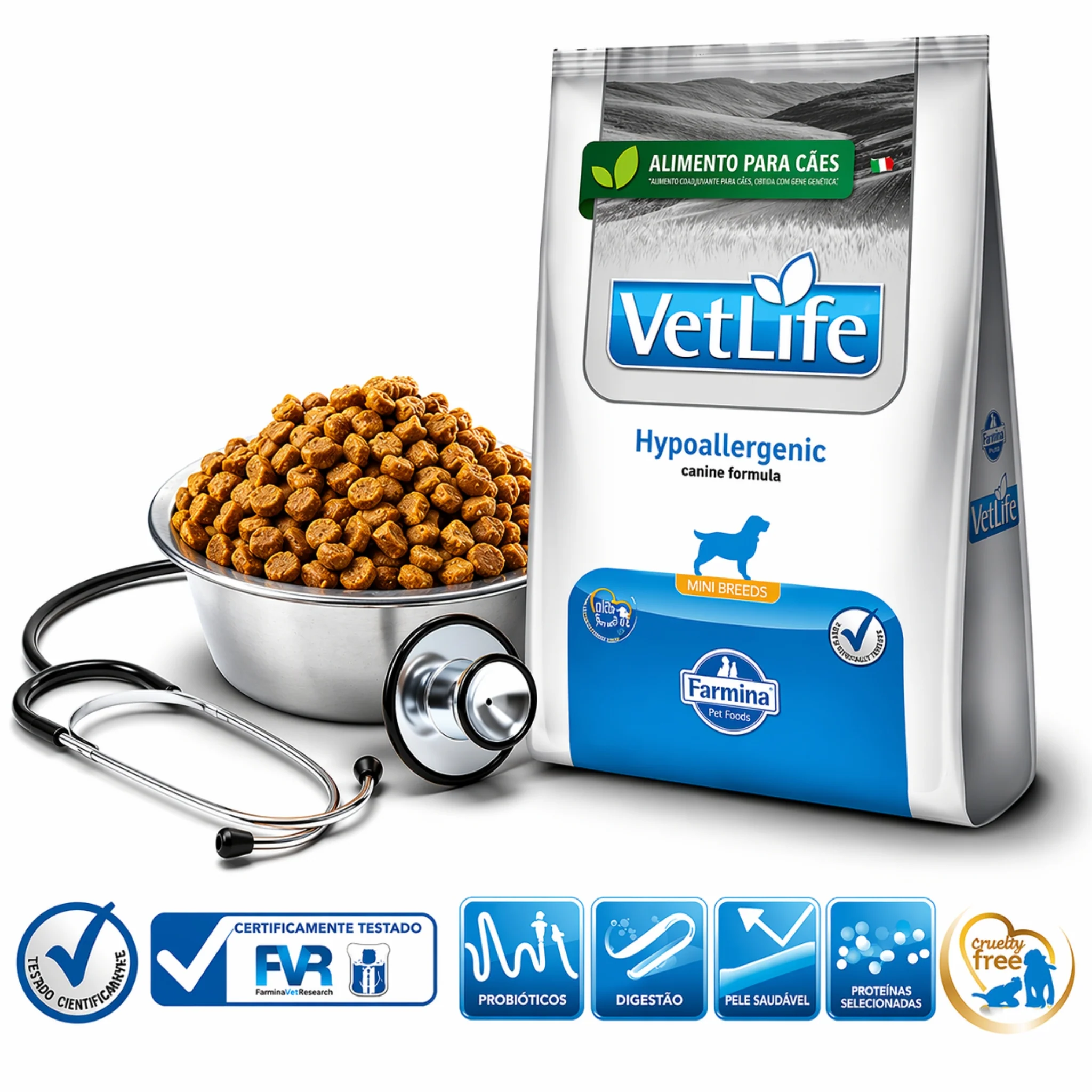 FARMINA Vet Life Hypoallergenic Mini – Alergias en Perros de razas pequeñas