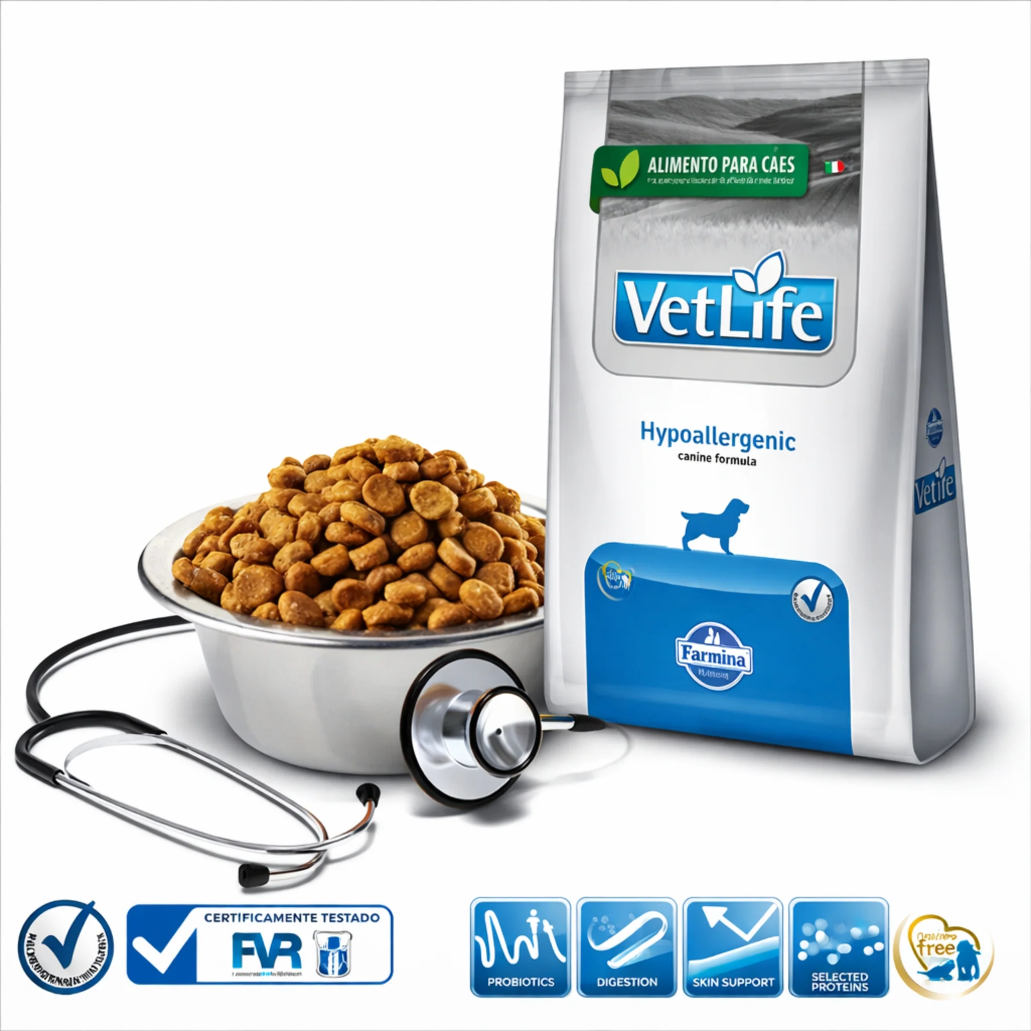 FARMINA Vet Life Hypoallergenic Canine – Para alergias e intolerancias alimentarias