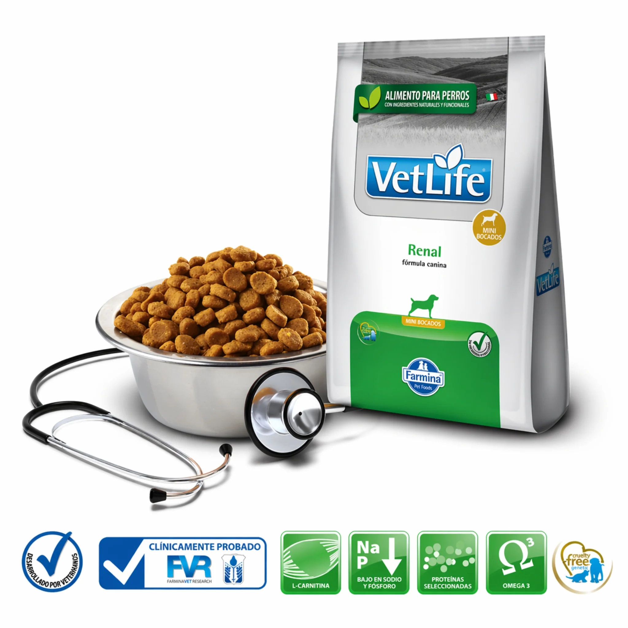 FARMINA Vet Life Renal Mini – Renal Perros de razas pequeñas