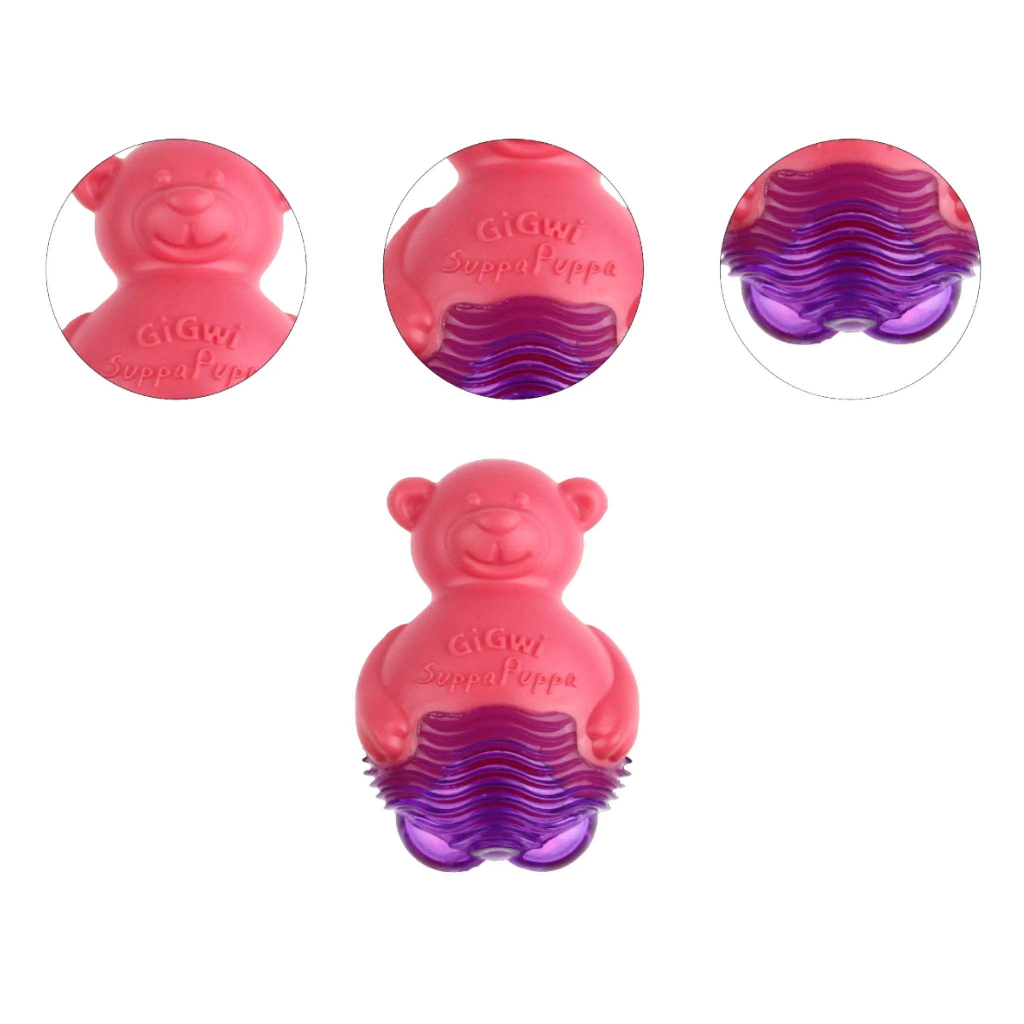 GiGwi Supa Puppa Osito – Juguete Interactivo para Cachorros y Perros Pequeños - Image 2