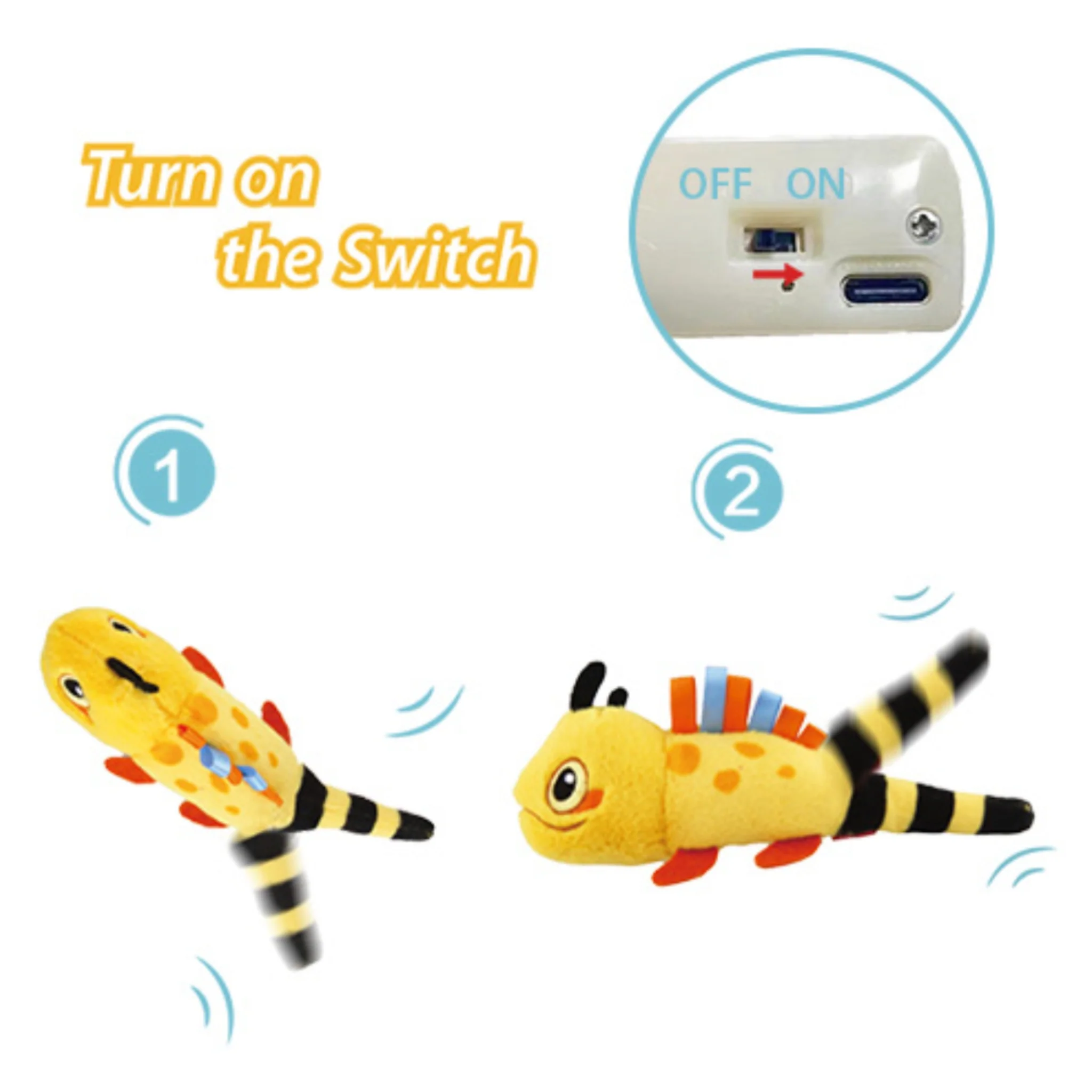 GiGwi Swinging Tail – Juguete Interactivo Recargable para Gatos con Catnip - Image 3