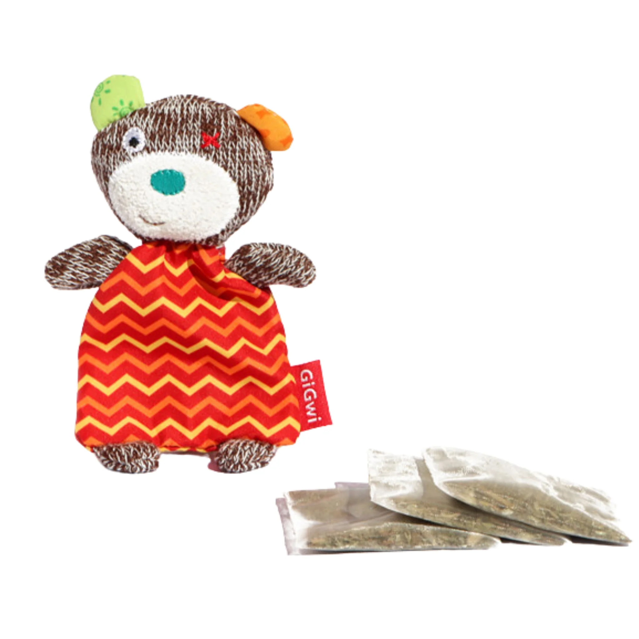 Juguete GIGWI Refillable Catnip – Peluches Rellenables con Catnip para Gatos - Image 4