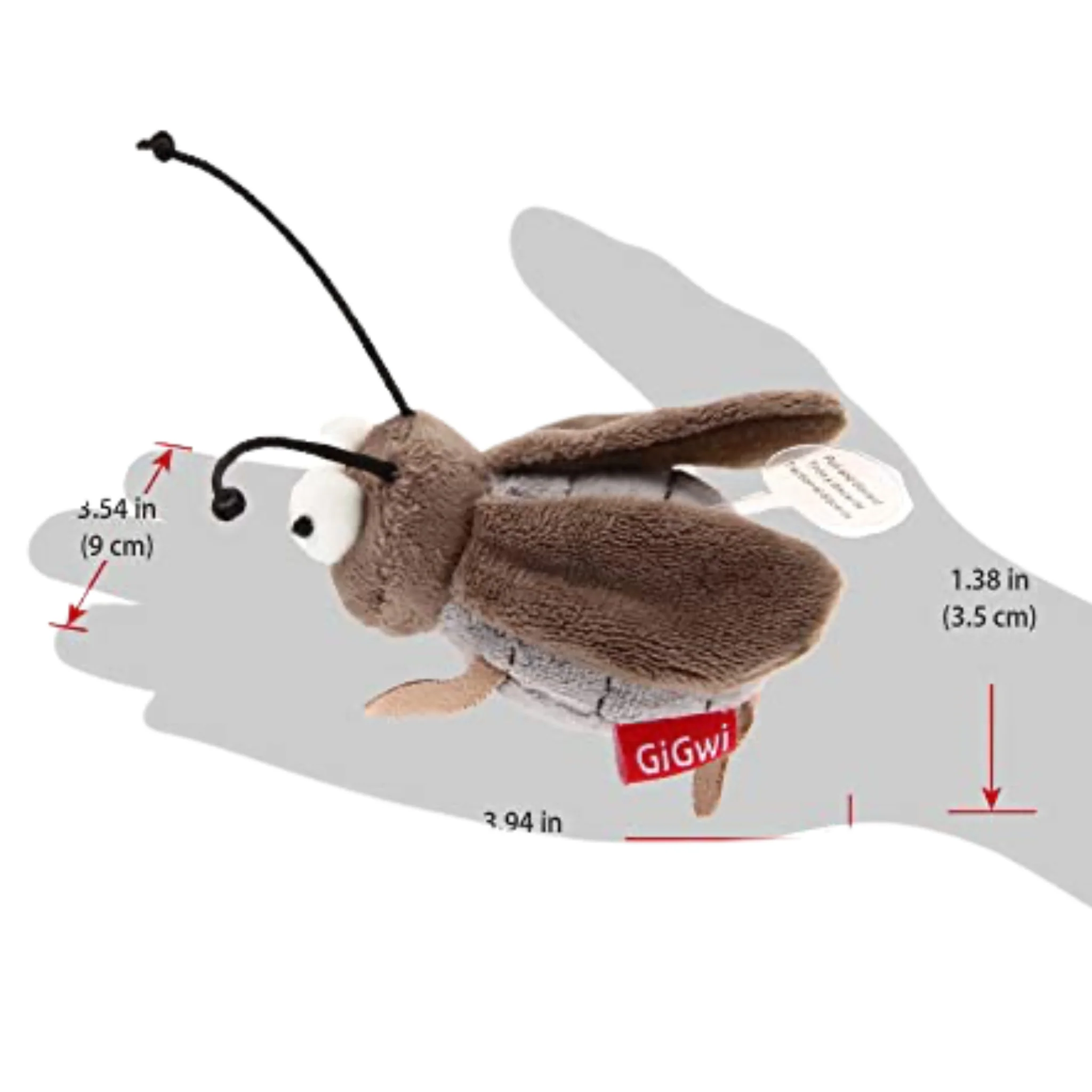 Juguete GIGWI Melody Chaser & Shining Friendz – Insectos Interactivos con luz para gato - Image 15