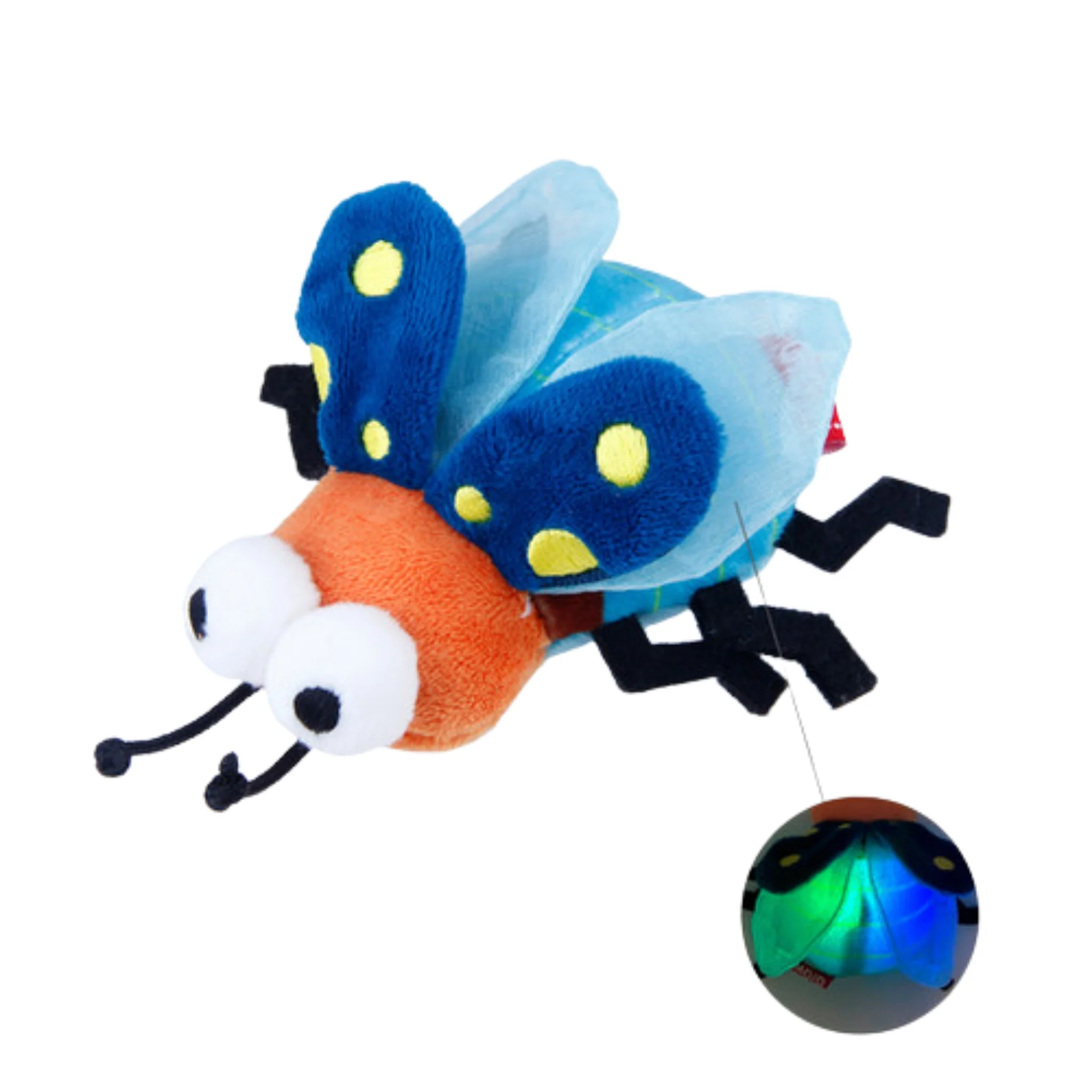 Juguete GIGWI Melody Chaser & Shining Friendz – Insectos Interactivos con luz para gato - Image 8