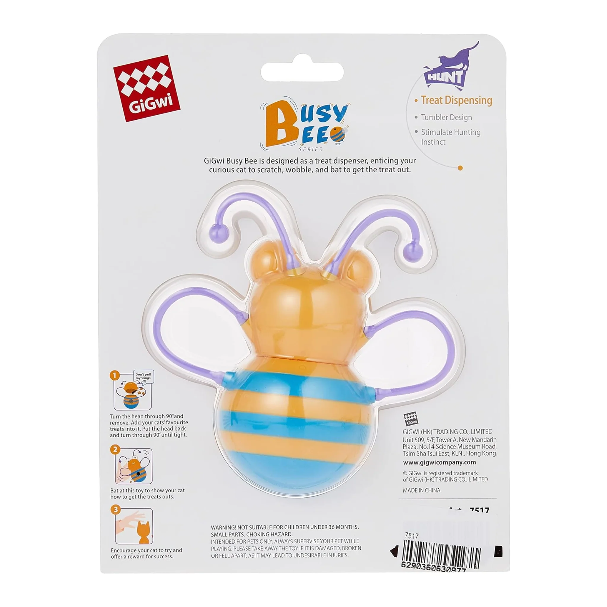 Juguete GIGWI Busy Bee – Dispensador de Premios Interactivo - Image 3