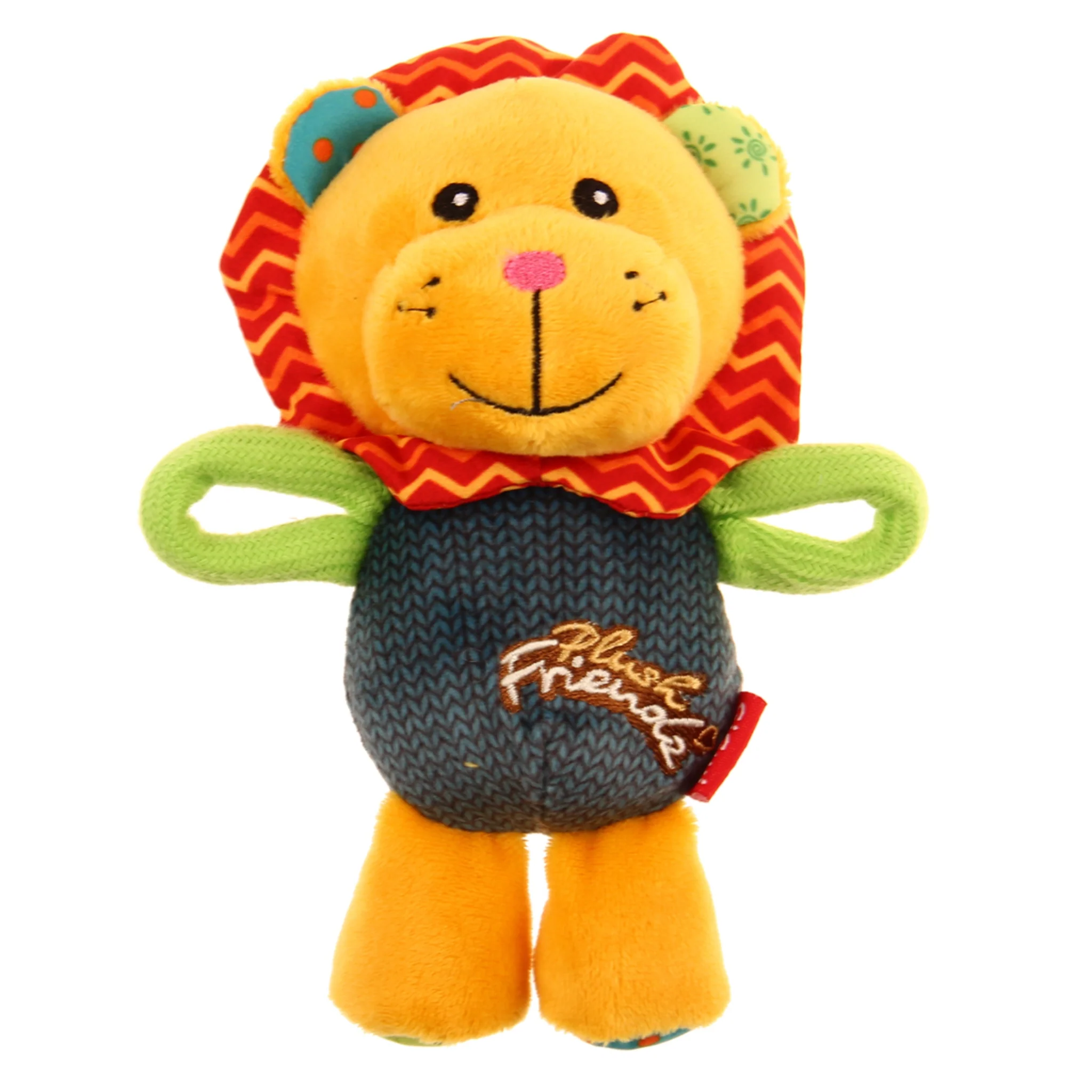 Juguete GIGWI Plush Friendz – León de Felpa - Image 4