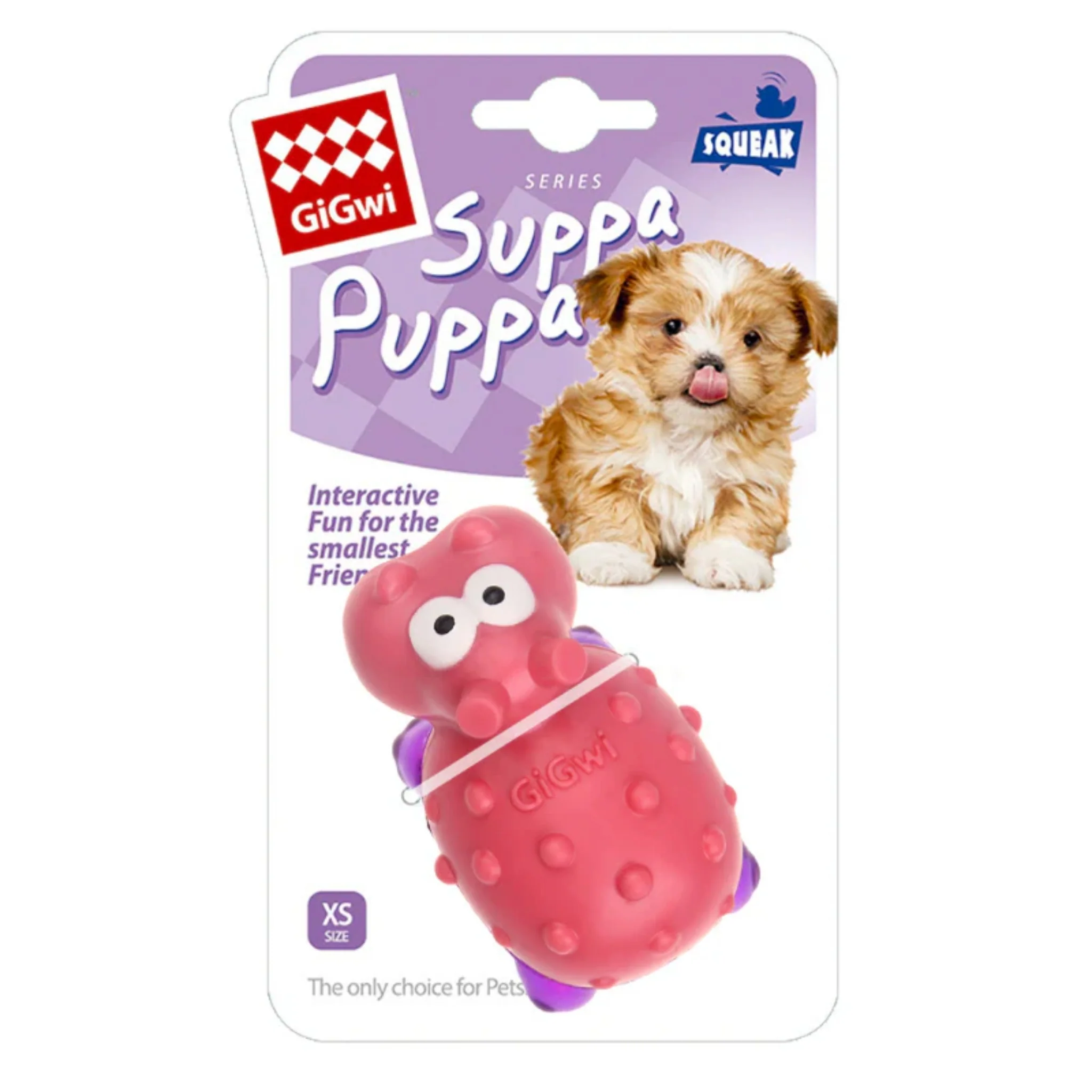 Juguete para perro GIGWI Suppa Puppa Hippo - Image 2
