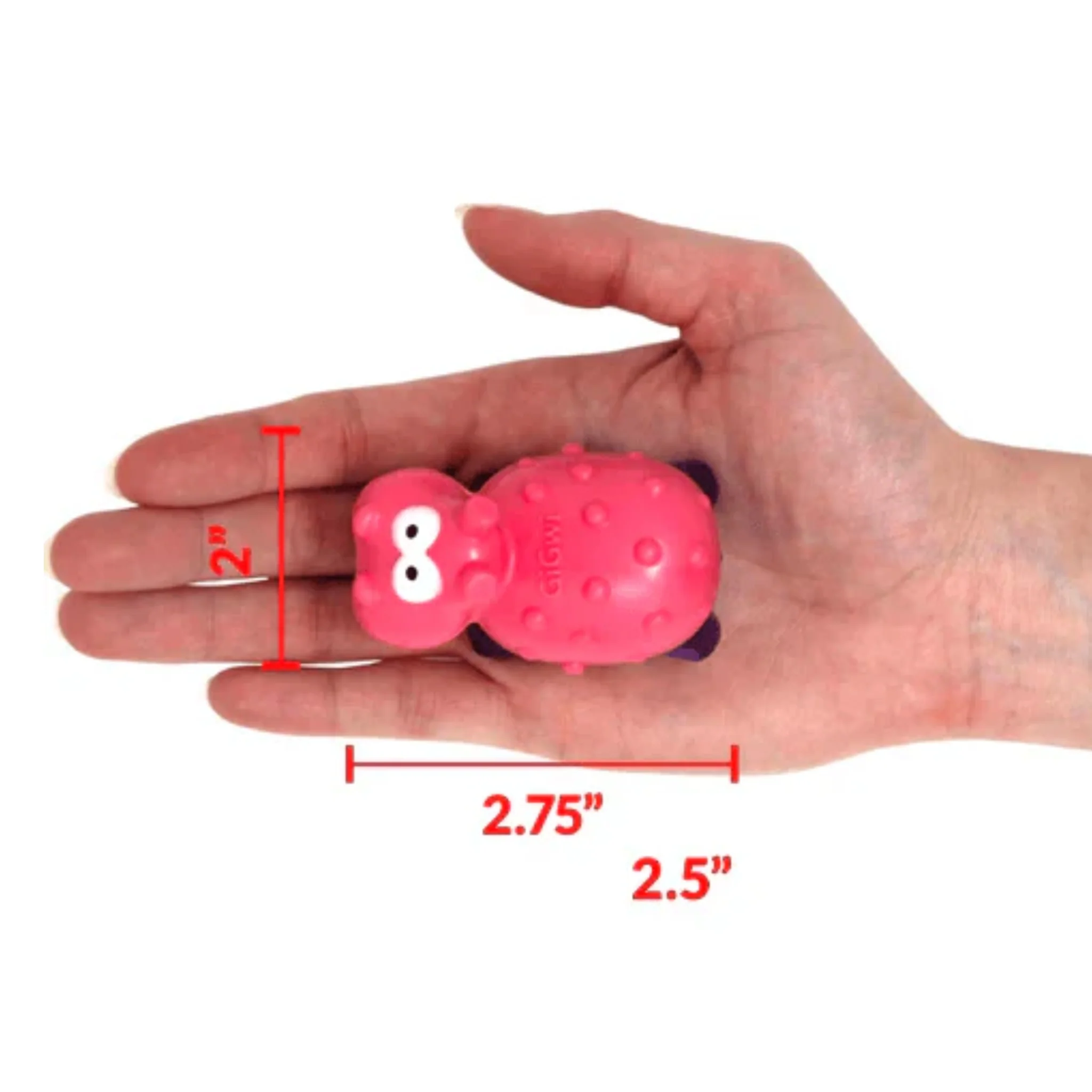 Juguete para perro GIGWI Suppa Puppa Hippo - Image 3