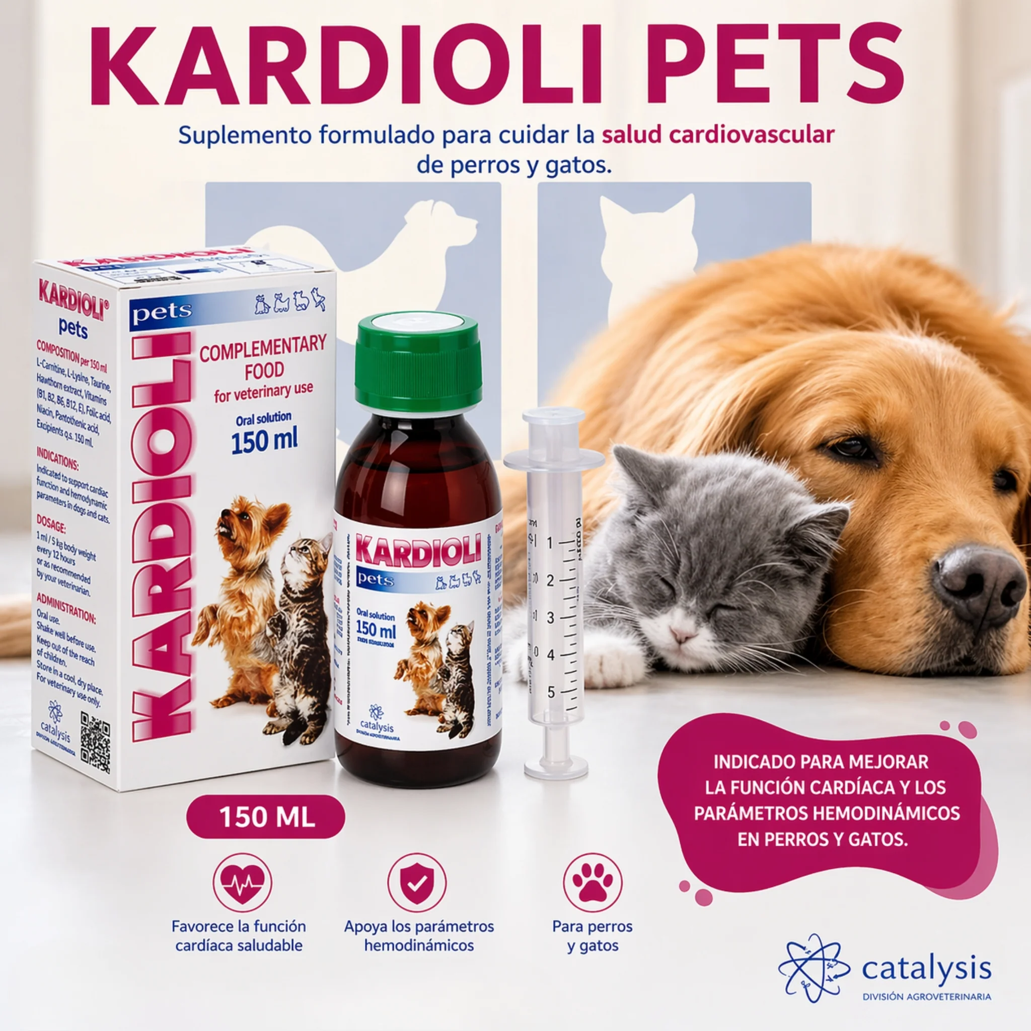 Kardioli – Suplemento Cardiovascular para Perros y Gatos - Image 2