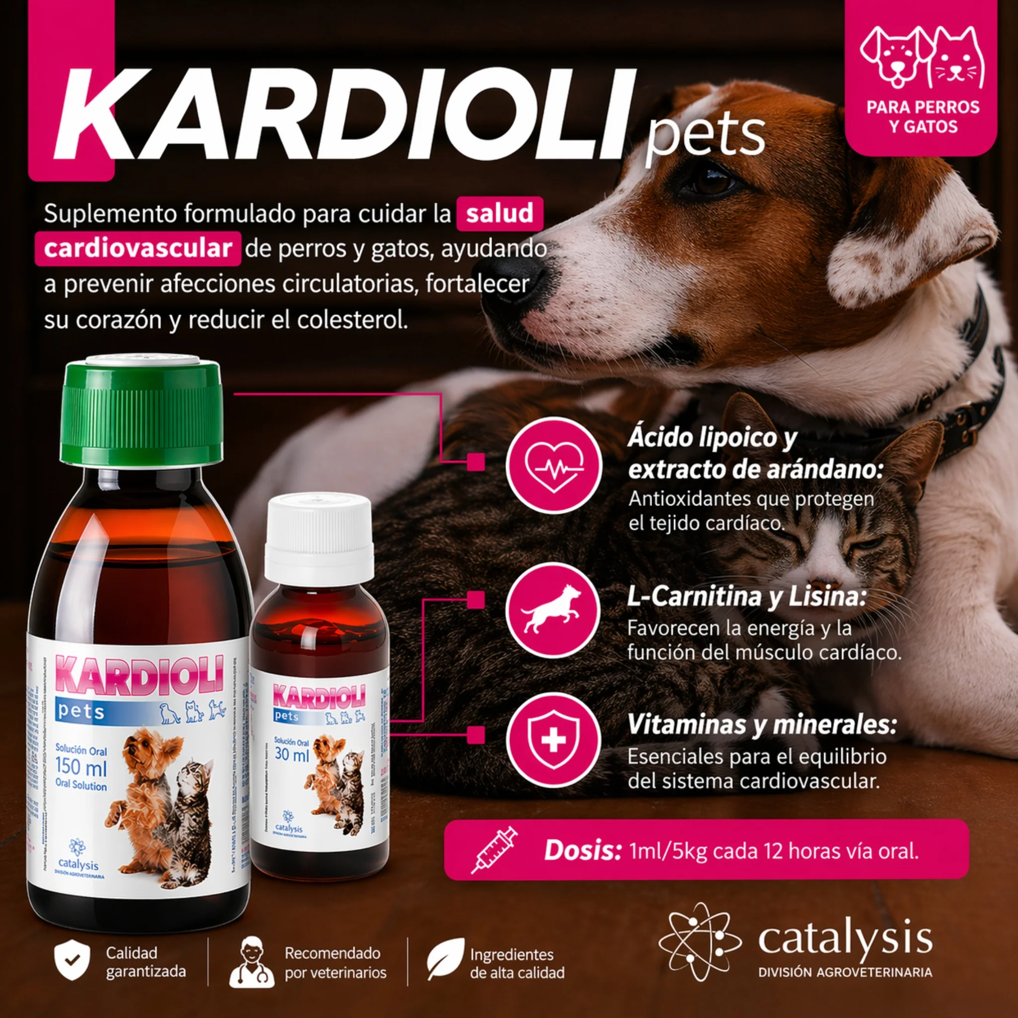 Kardioli – Suplemento Cardiovascular para Perros y Gatos - Image 3