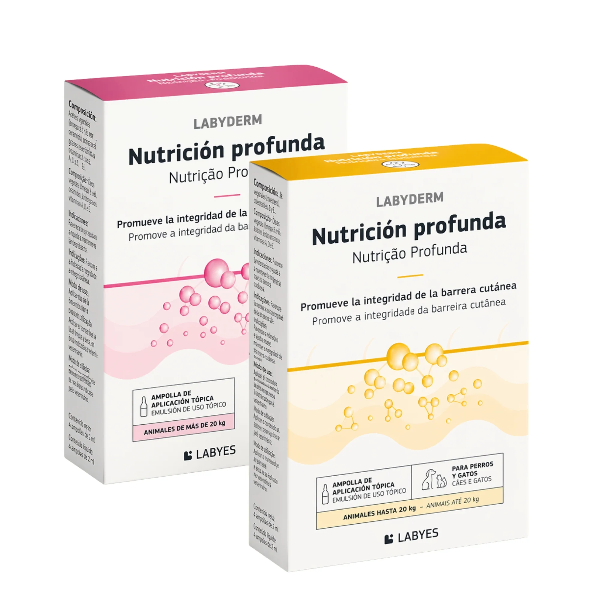 LabyDerm Nutrición Profunda – Ampolla Dermatológica Reparadora para Perros y Gatos